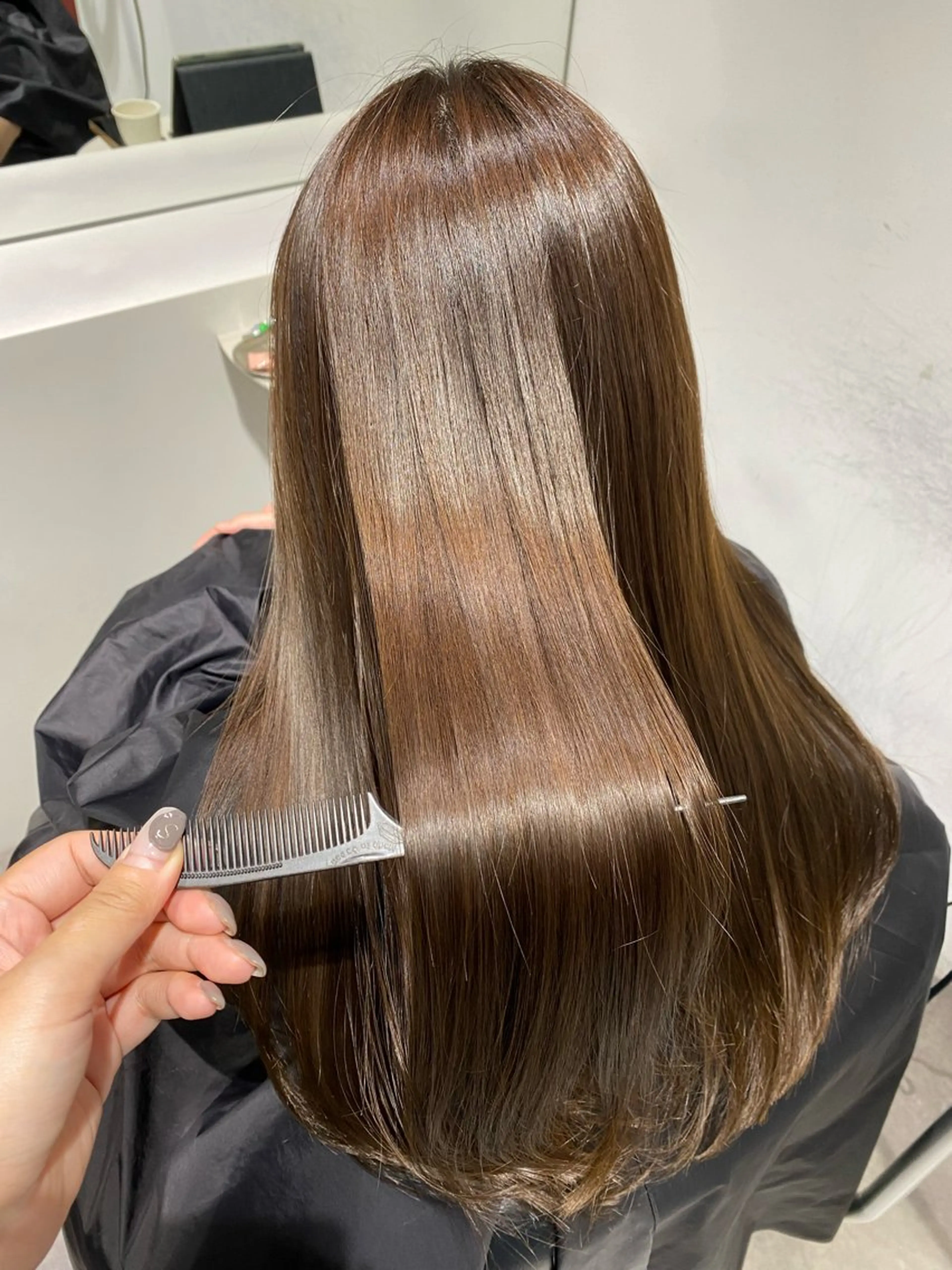 ロング カラー SALOWIN銀座Suite所属・髪質改善/艶髪矯正 /長谷川なつみのヘアスタイル