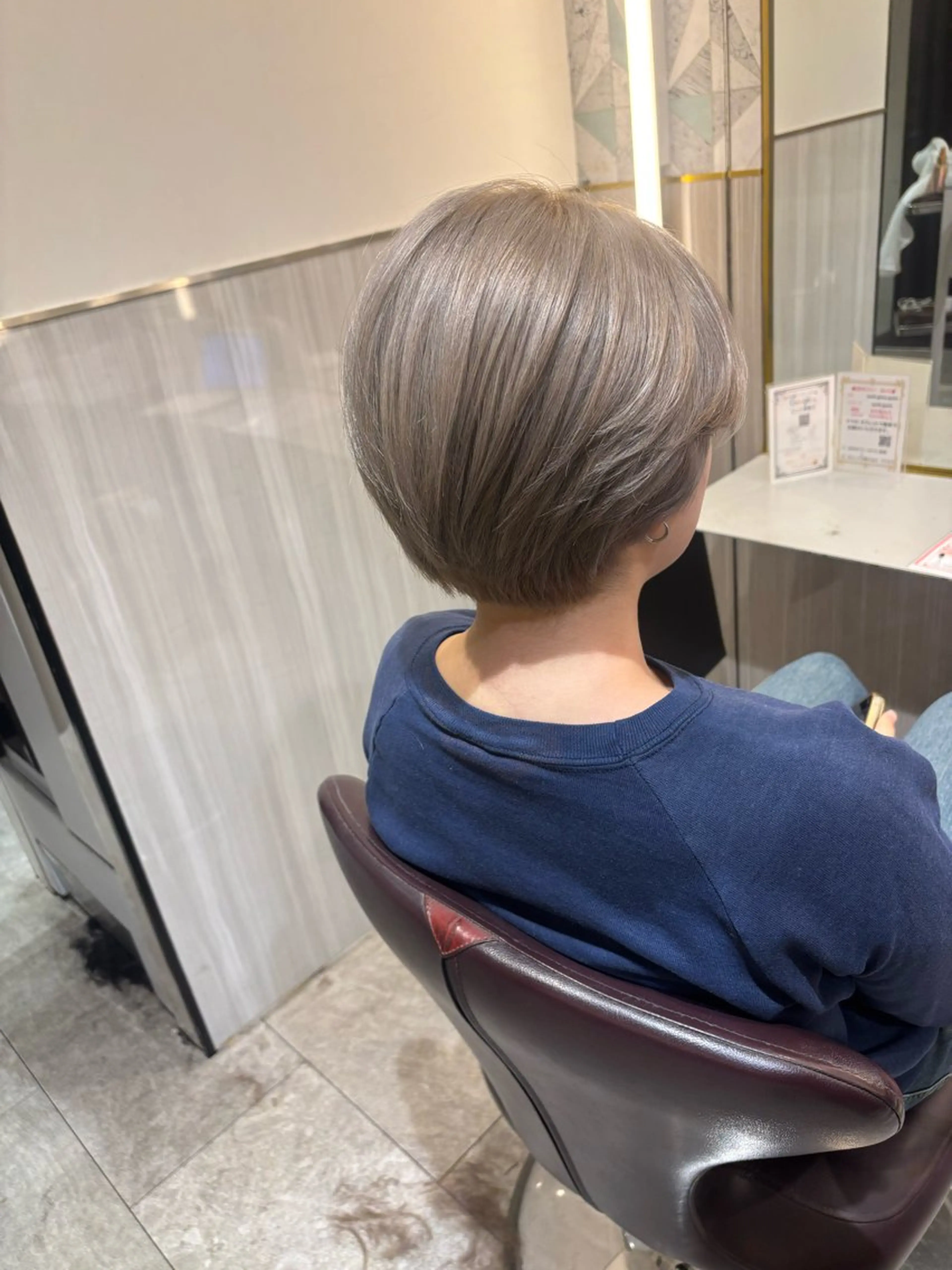 ショート 『ハイトーン特化』✨ 音喜多優也のヘアスタイル