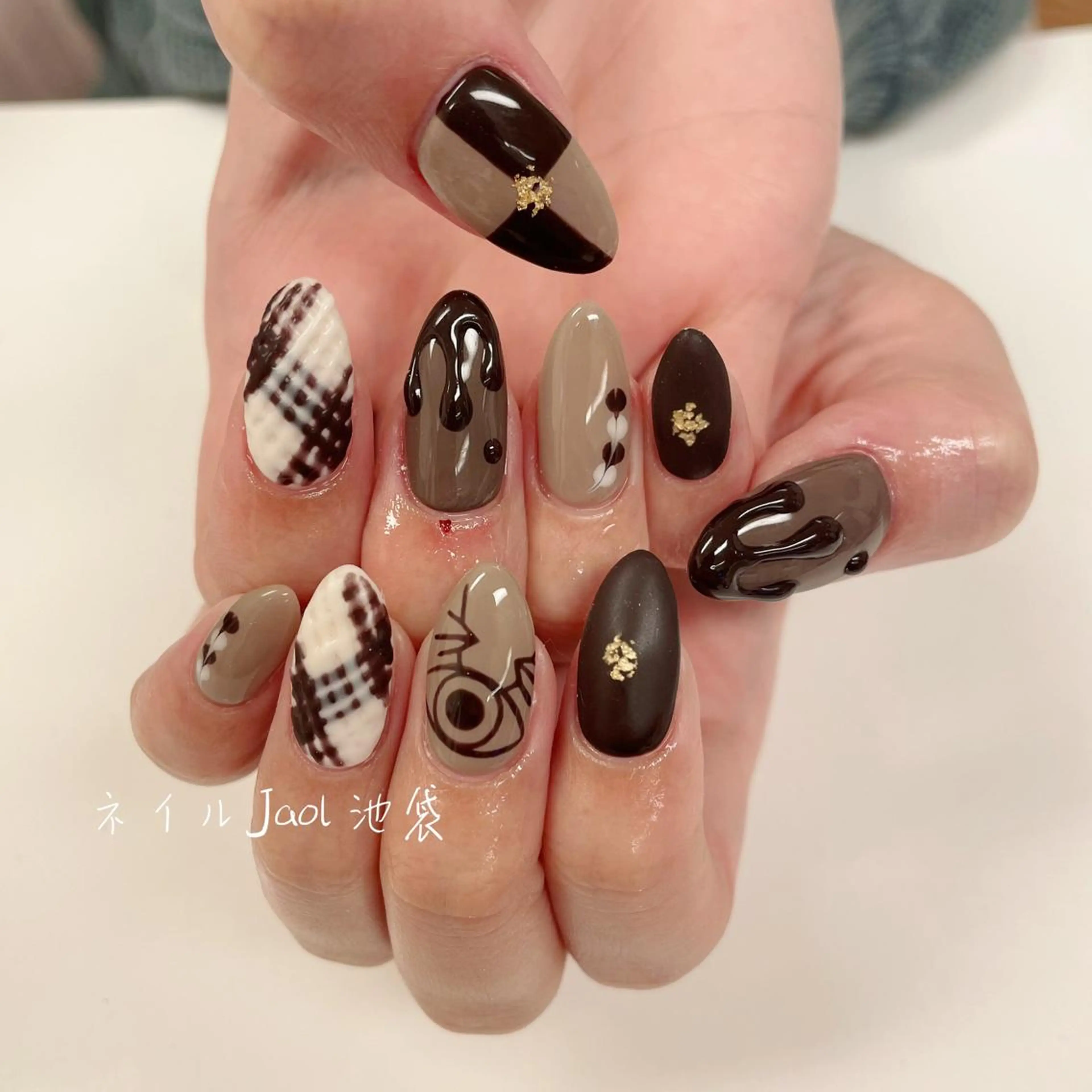 ミディアム nail jaol池袋店所属・ネイルJaol 池袋のネイルデザイン