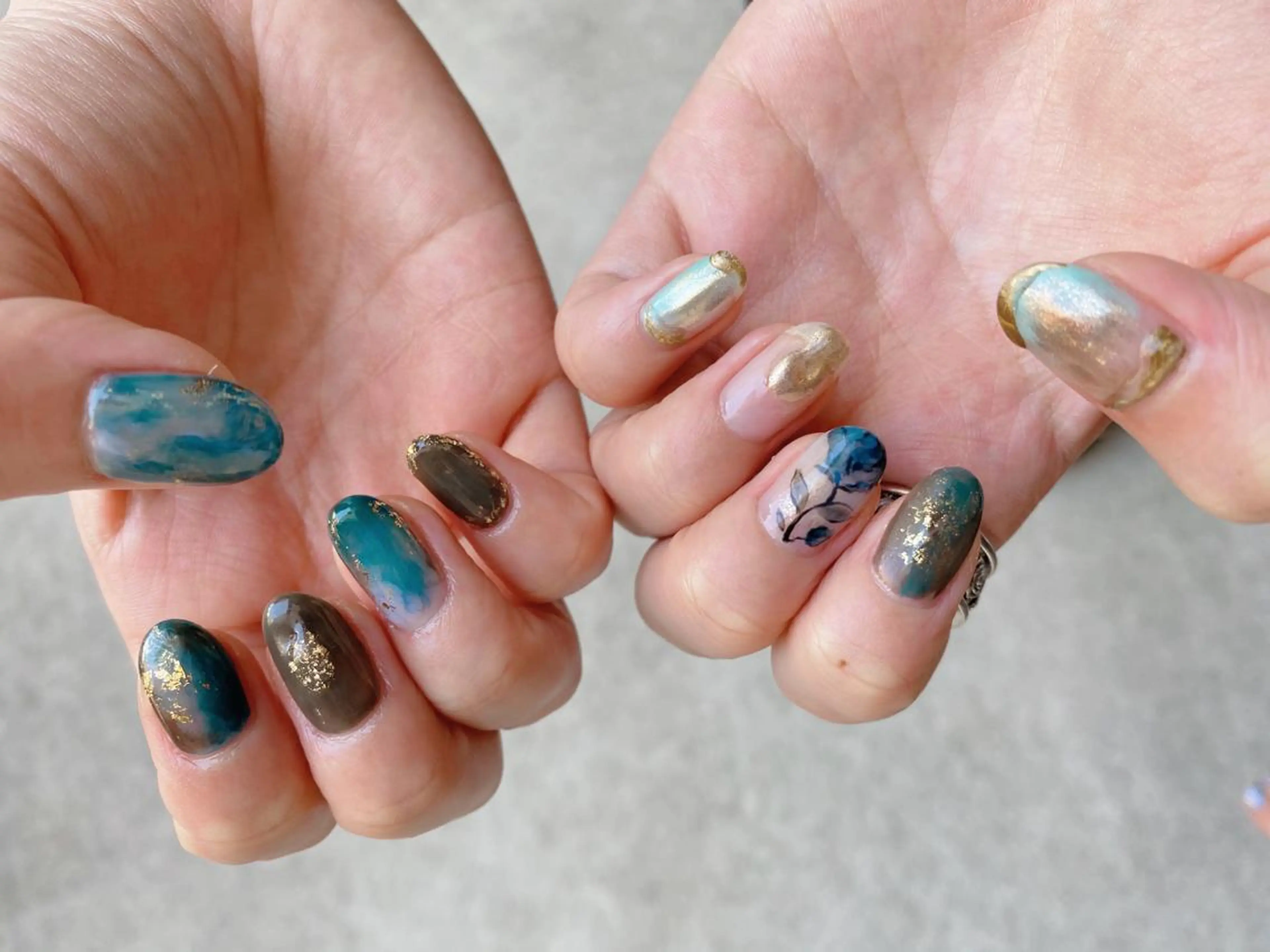 ネイル ニュアンスネイル JurerEye☆ Marikoのネイルデザイン