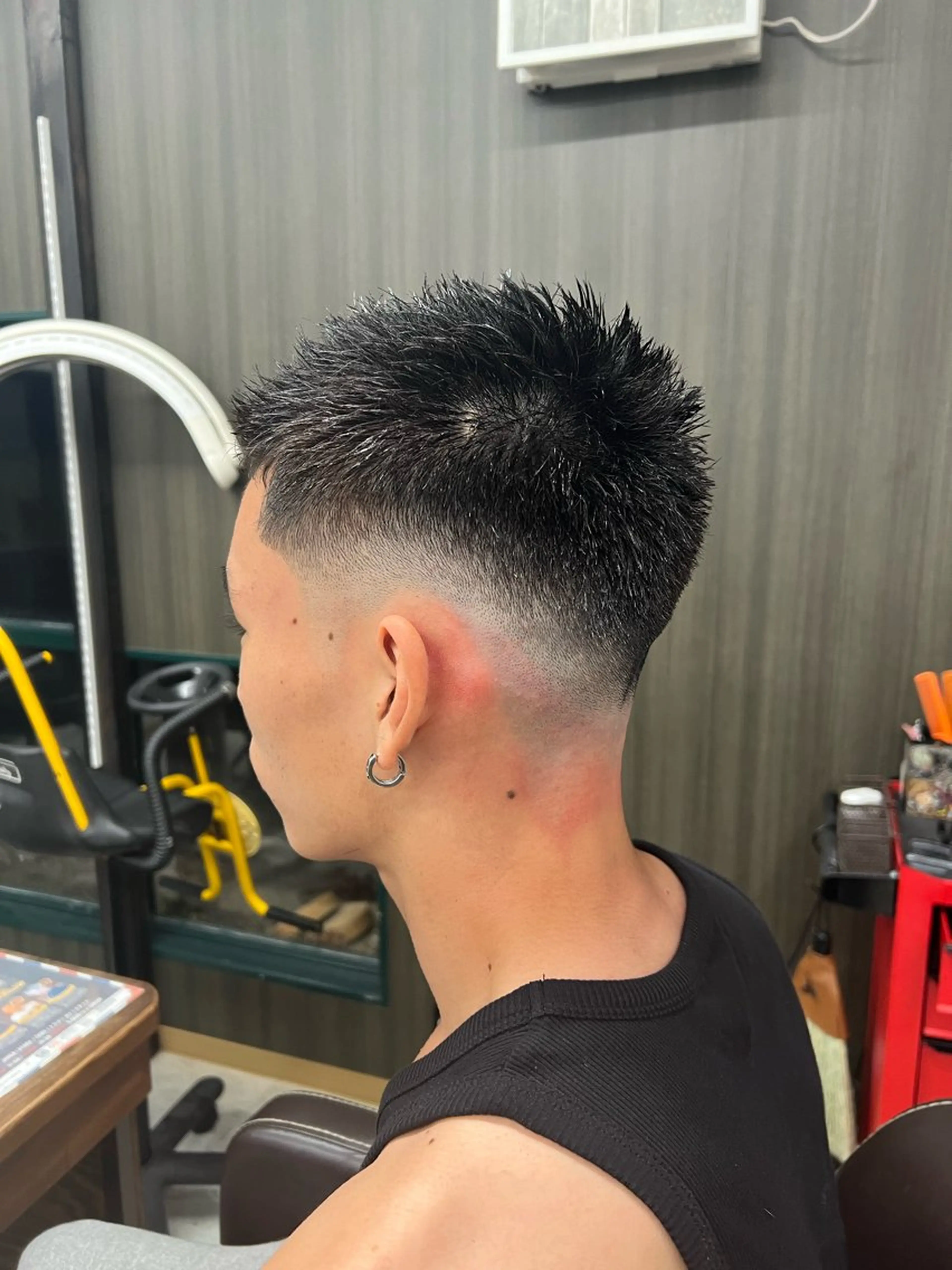 ショート メンズ カット 竹内 翼のヘアスタイル