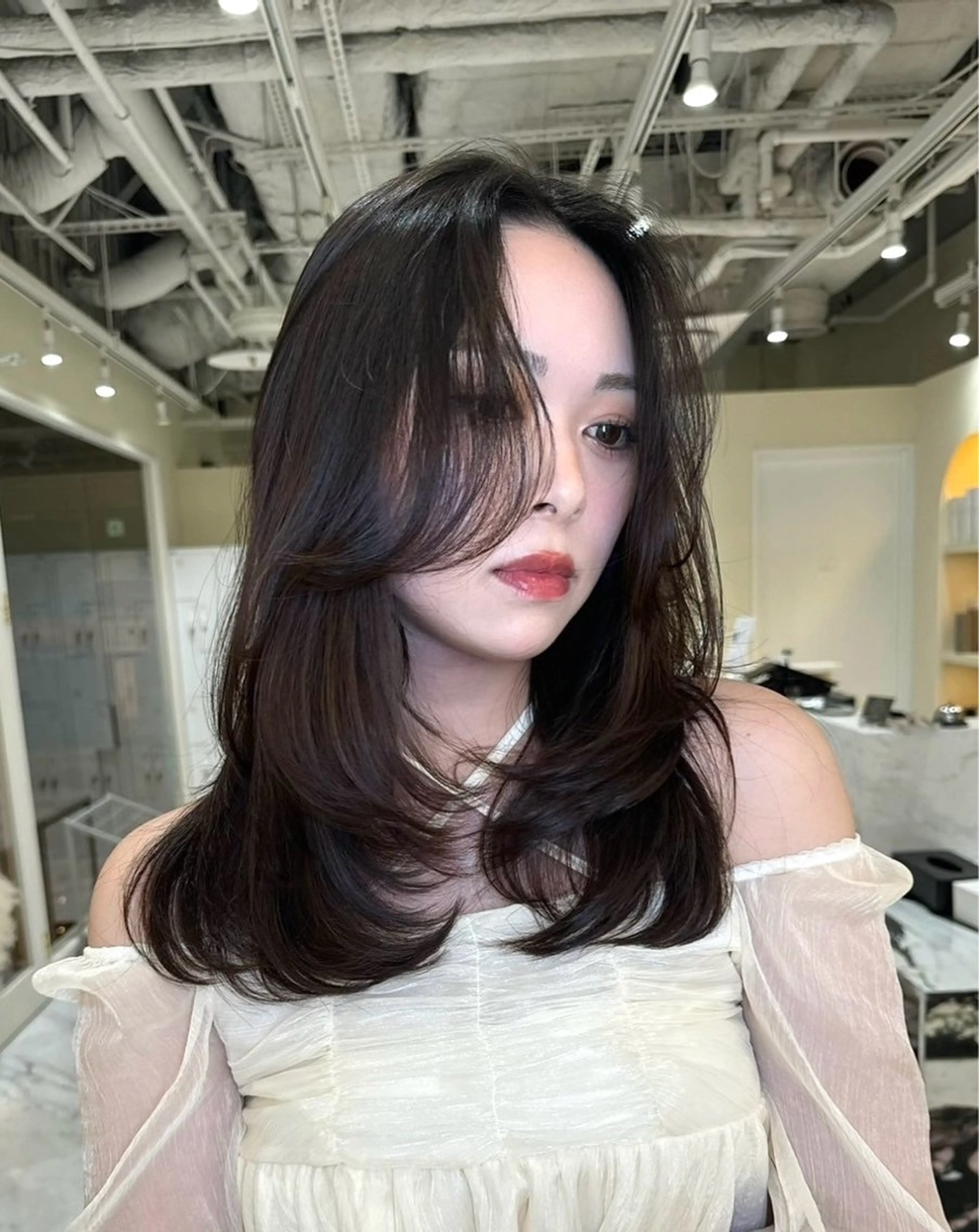 髪質改善カラー💎+CHAINONトリートメントの写真