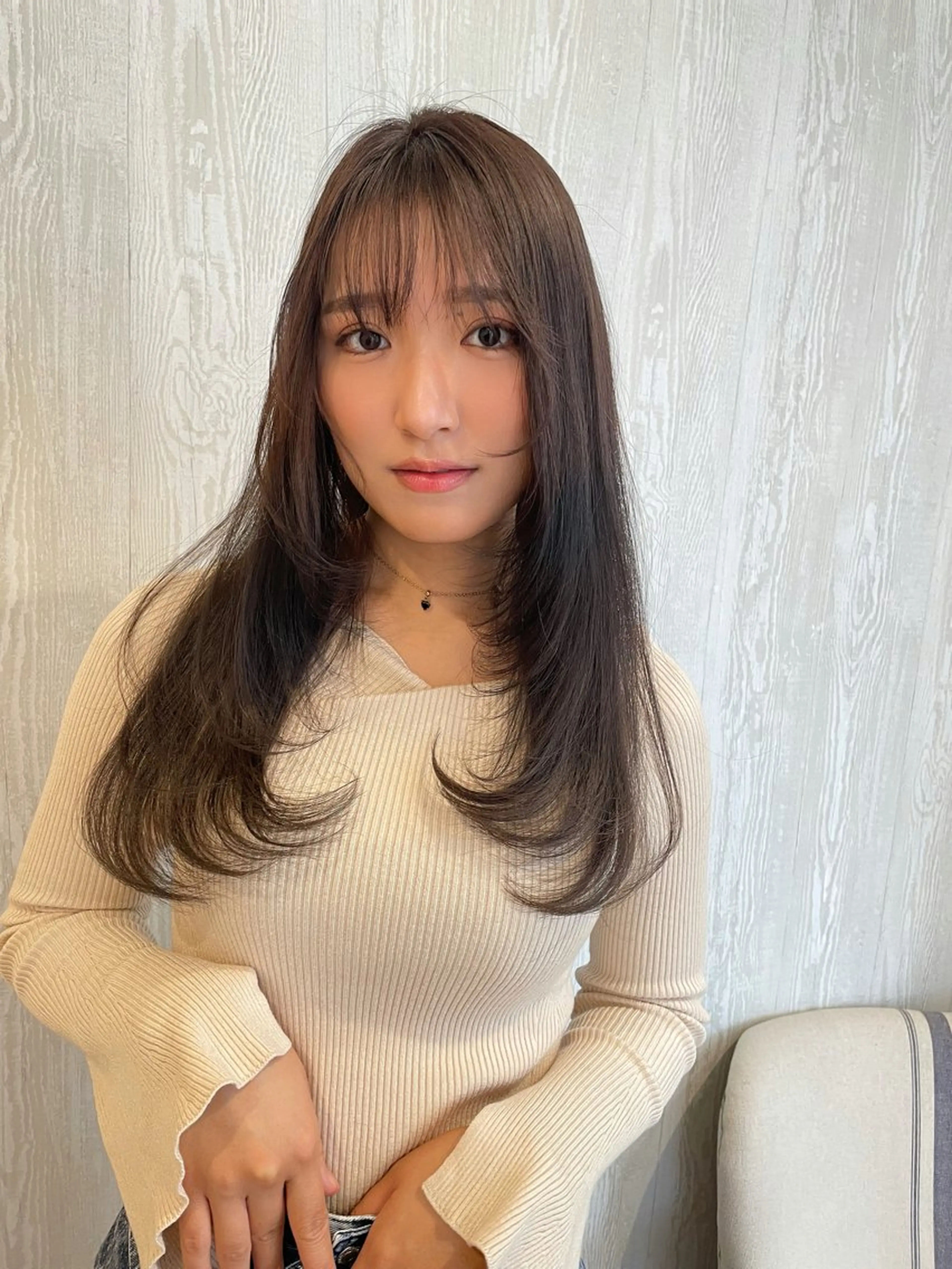 セミロング カラー 顔周りカット レイヤーカット ウルフカット ウルフレイヤー カット ヘアカラー トリートメント 河合秀明/ショート /ボブ/レイヤーのヘアスタイル