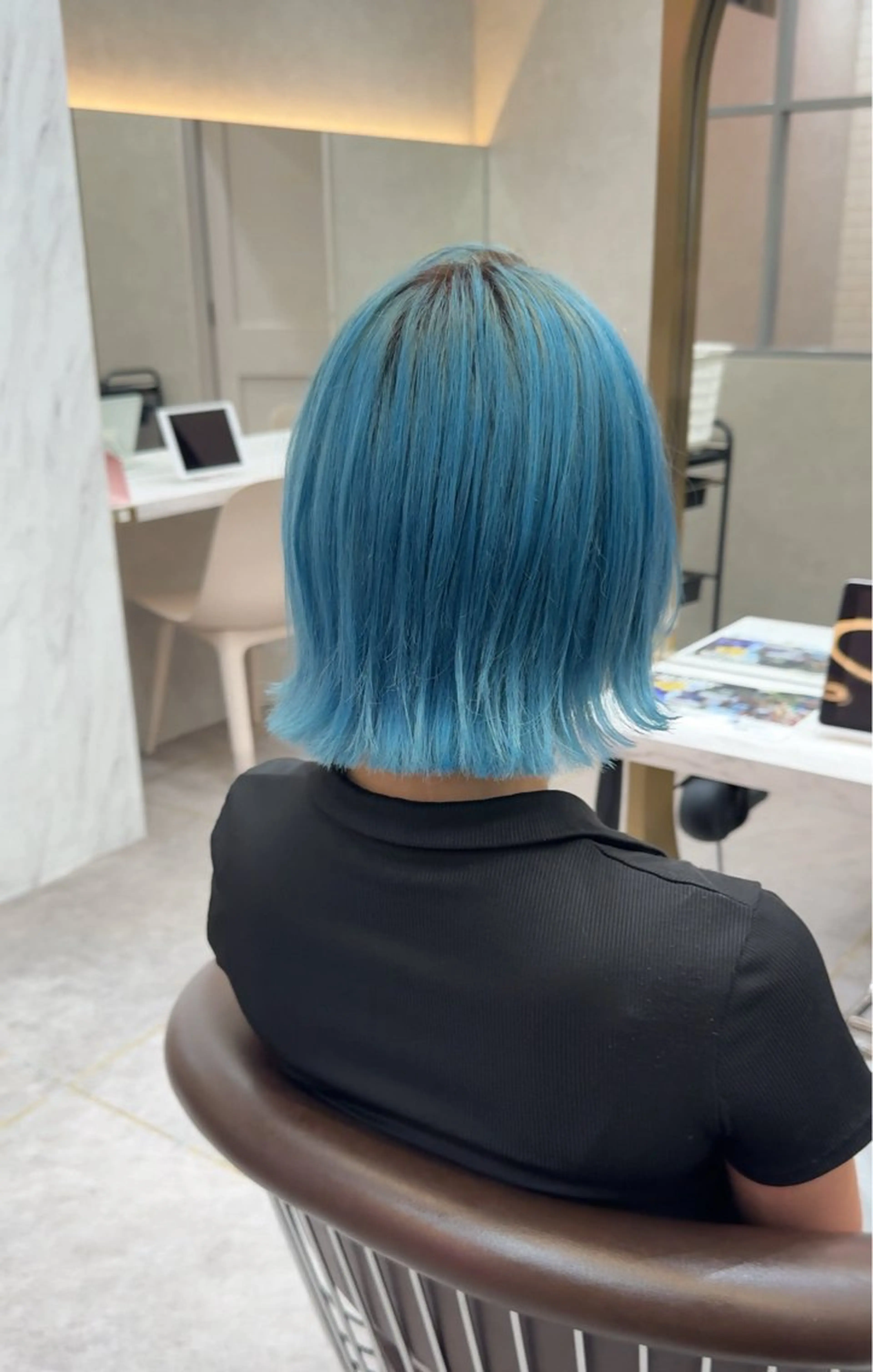 ミディアム ヘアカラー 坂口 京平のヘアスタイル