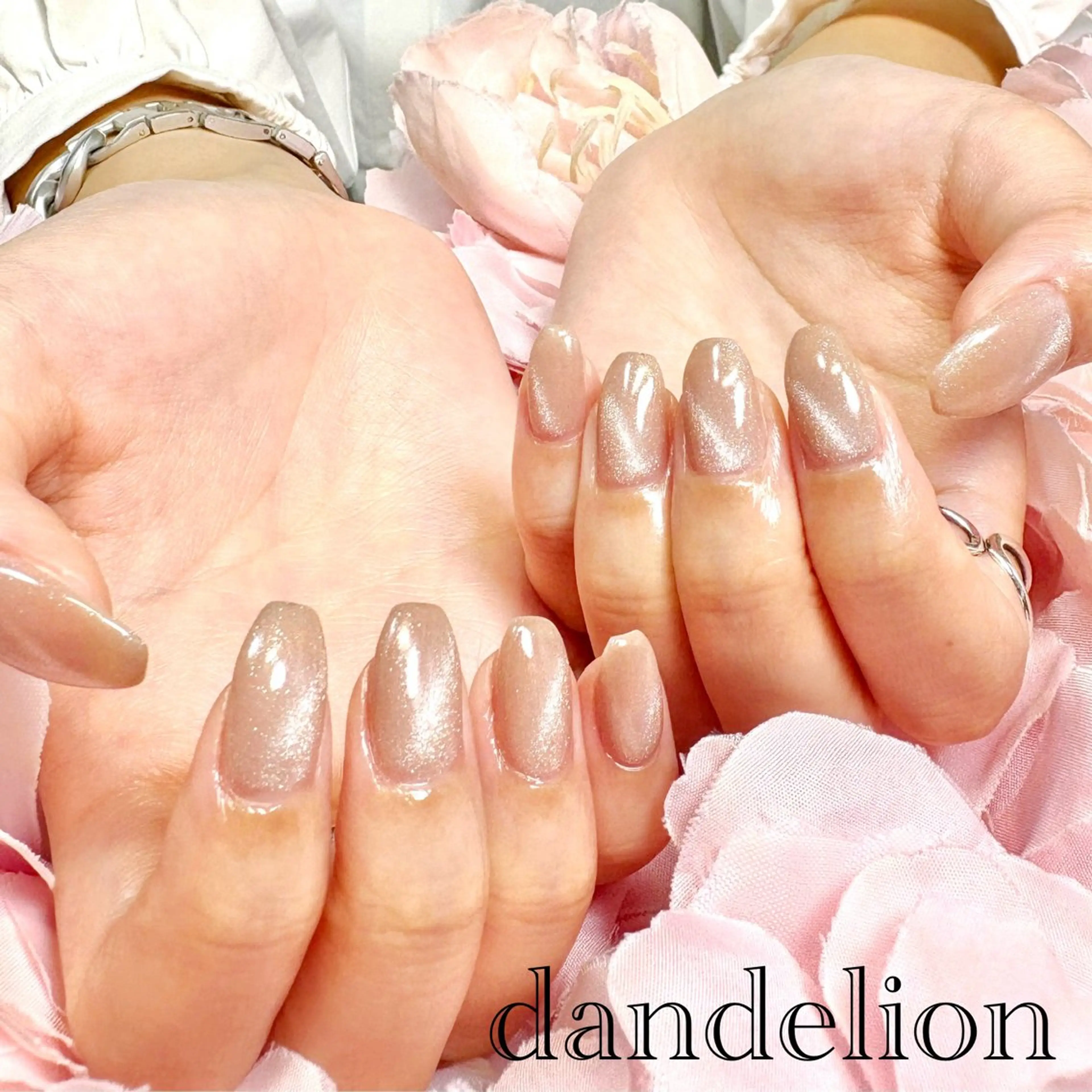 ネイル ハンドネイル ハンドケア dandelion ダンデライオンのネイルデザイン