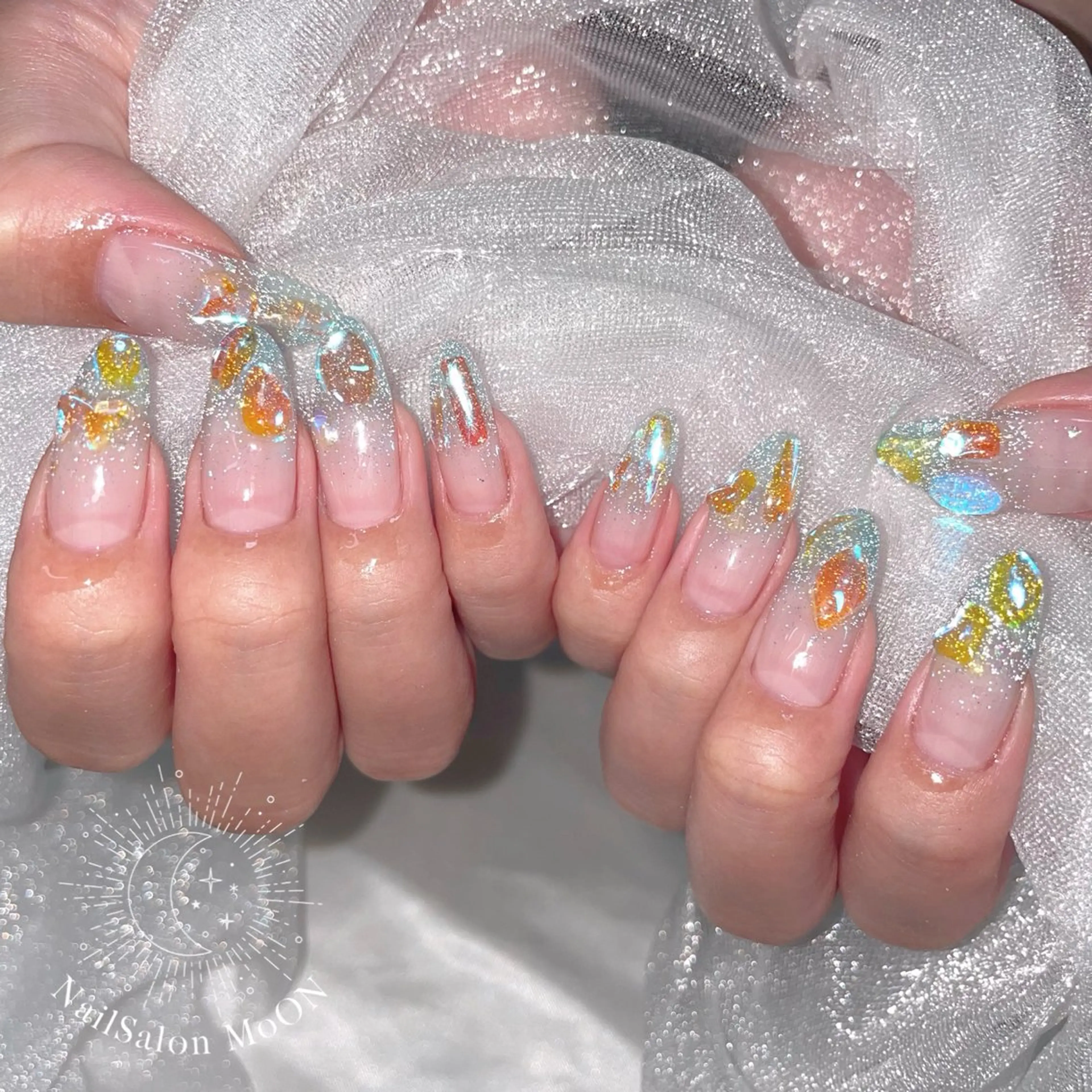 ネイル ハンドネイル ハンドケア MoON...❤︎ MeGuのネイルデザイン