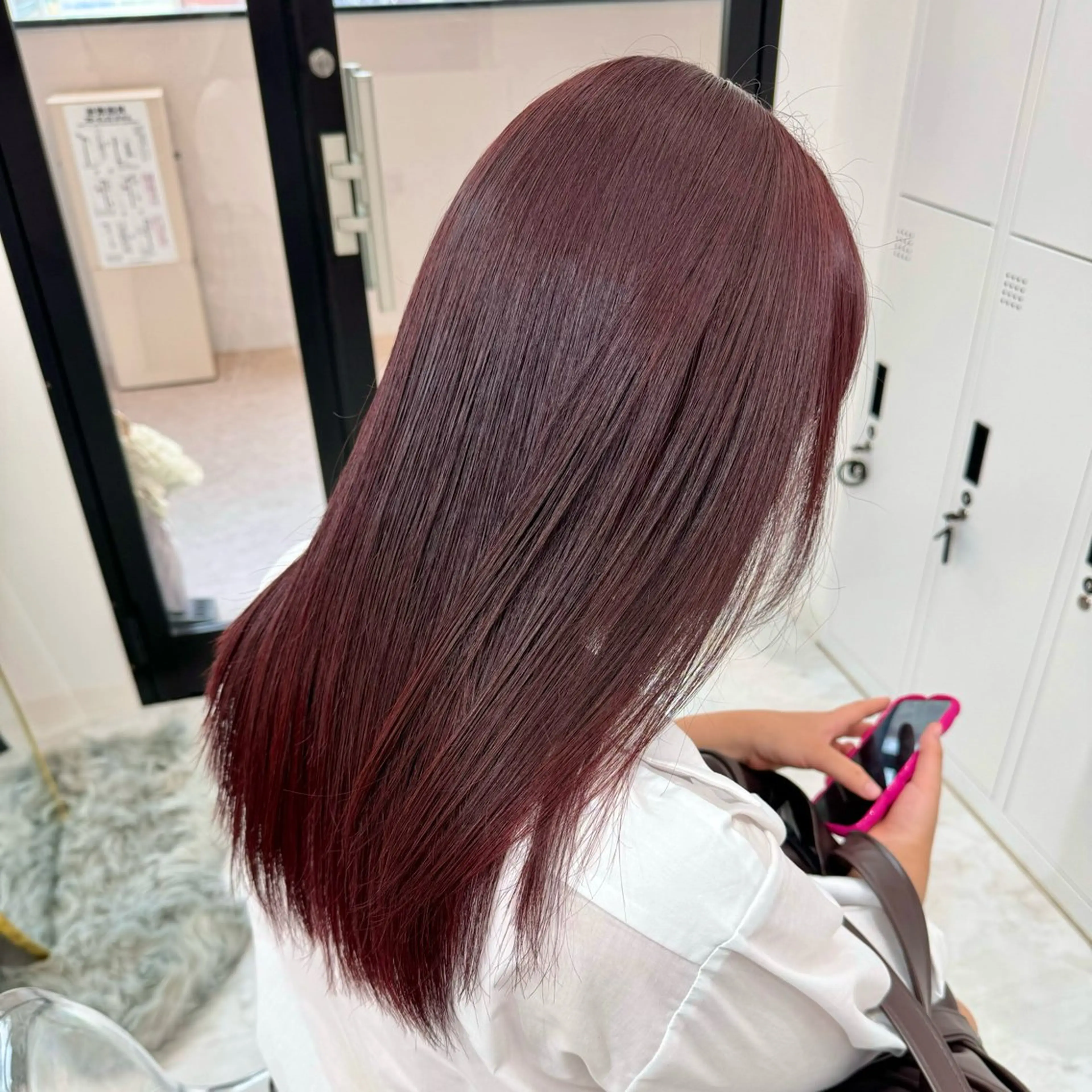 セミロング カラー 🥀YUIHA🥀 テザインカラー♥のヘアスタイル