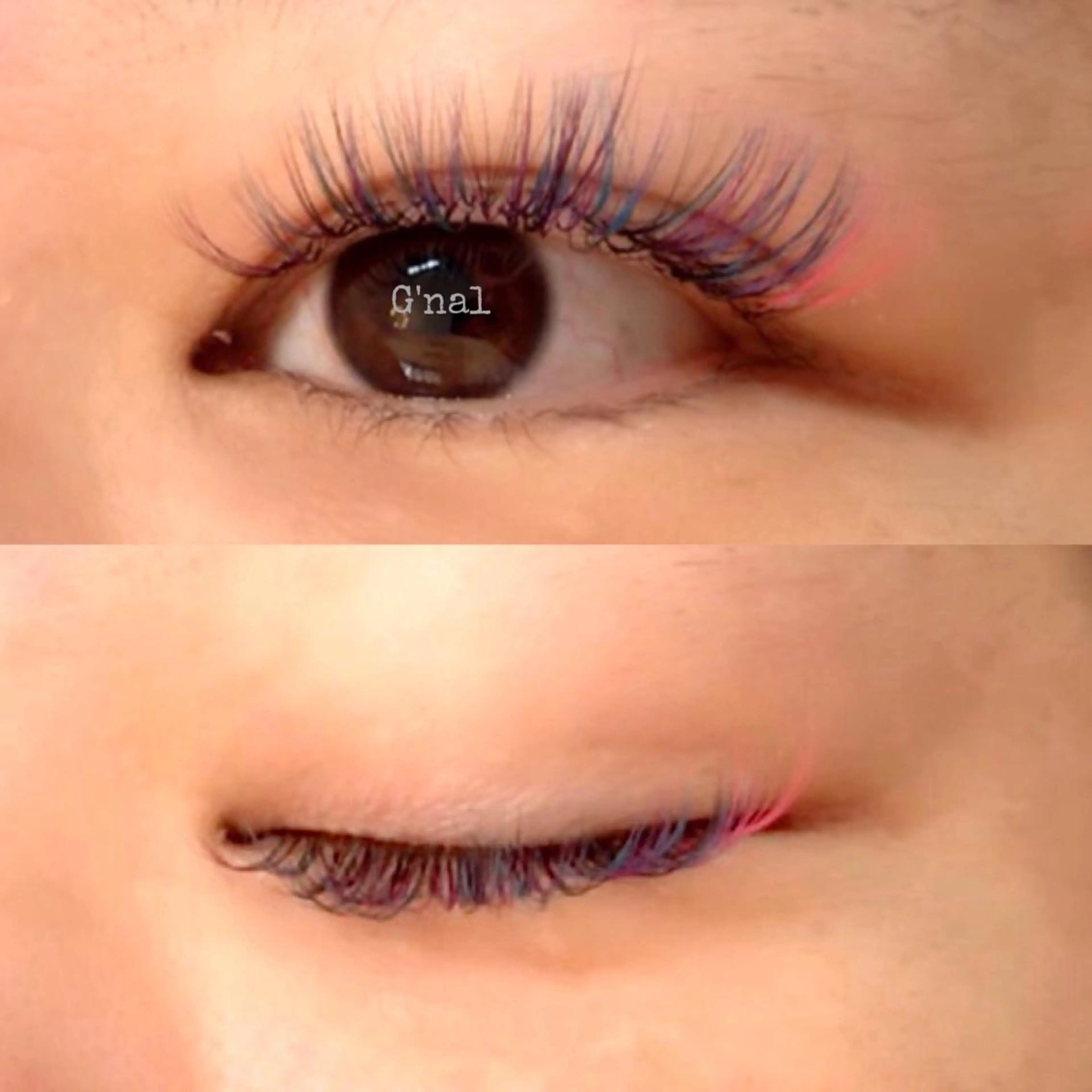 マツエク・マツパ カラーマツエク まつげパーマ ボリュームラッシュ マツエク G'nal *Moriharaのマツエク・マツパデザイン