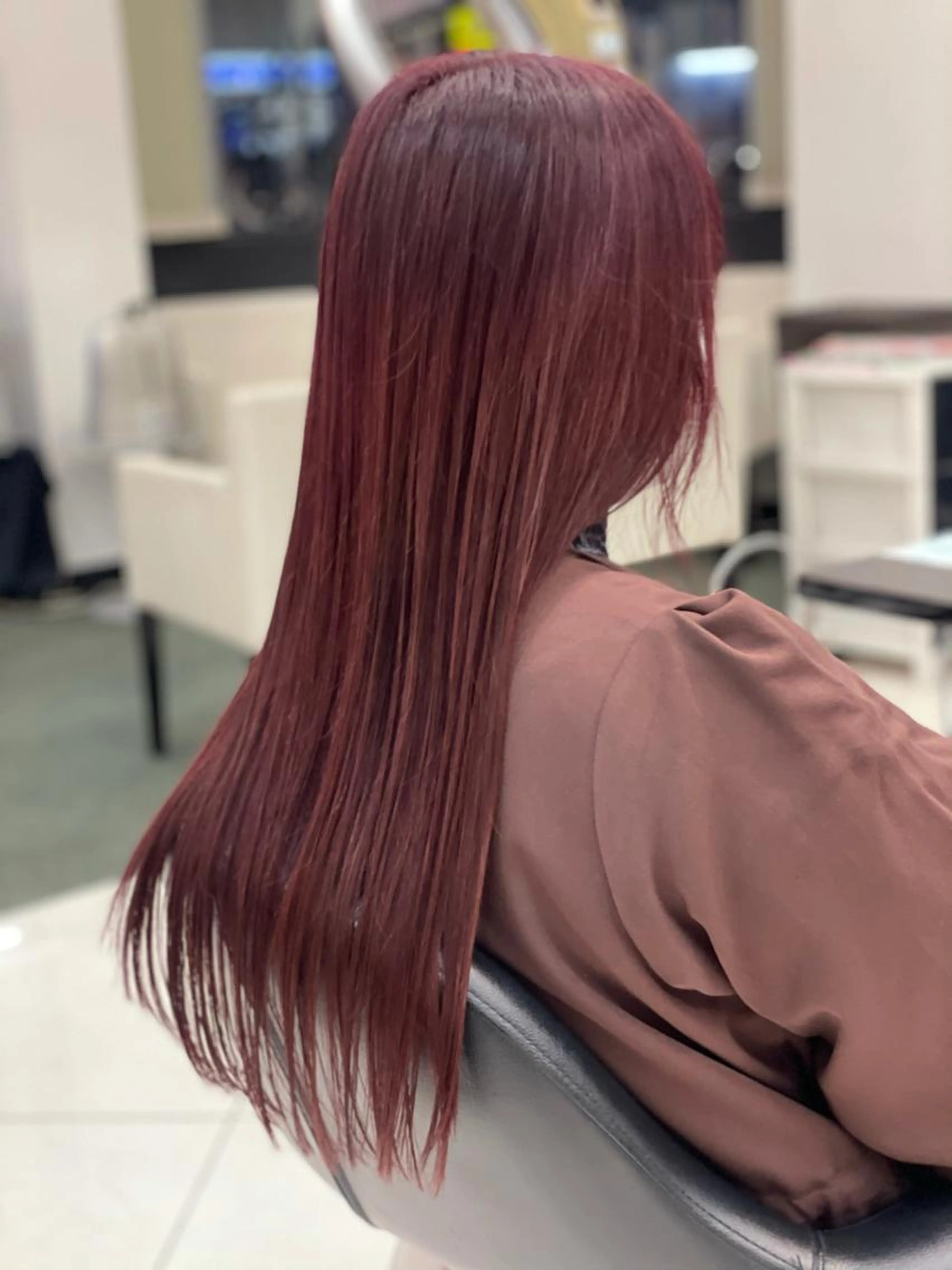 【🌈ブリーチ無し🌈】カット＋ダブルカラー＋トリートメント　再来の方＋¥2000の写真