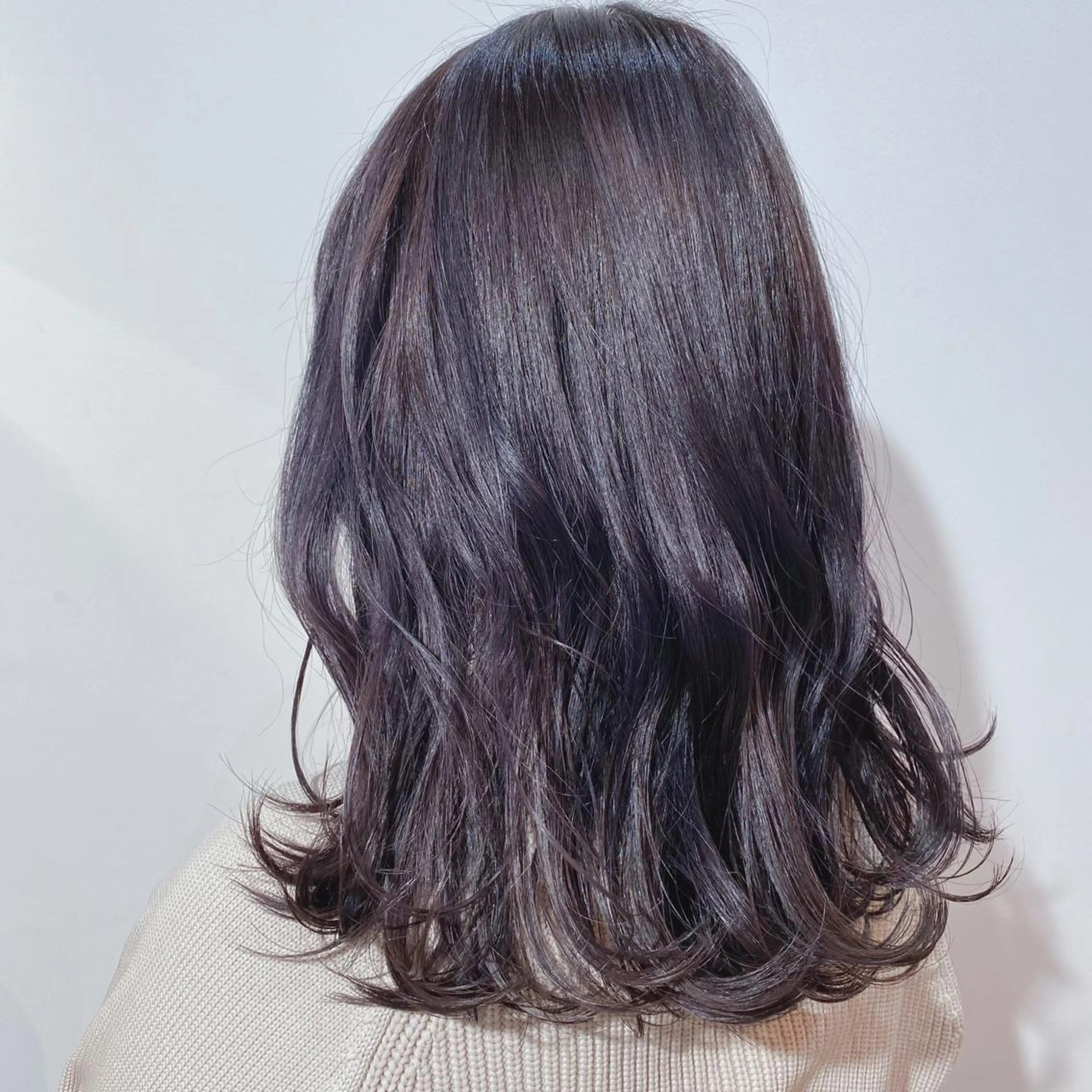 セミロング カラー 新宿/韓国風レイヤー 髪質改善/渋谷直樹のヘアスタイル