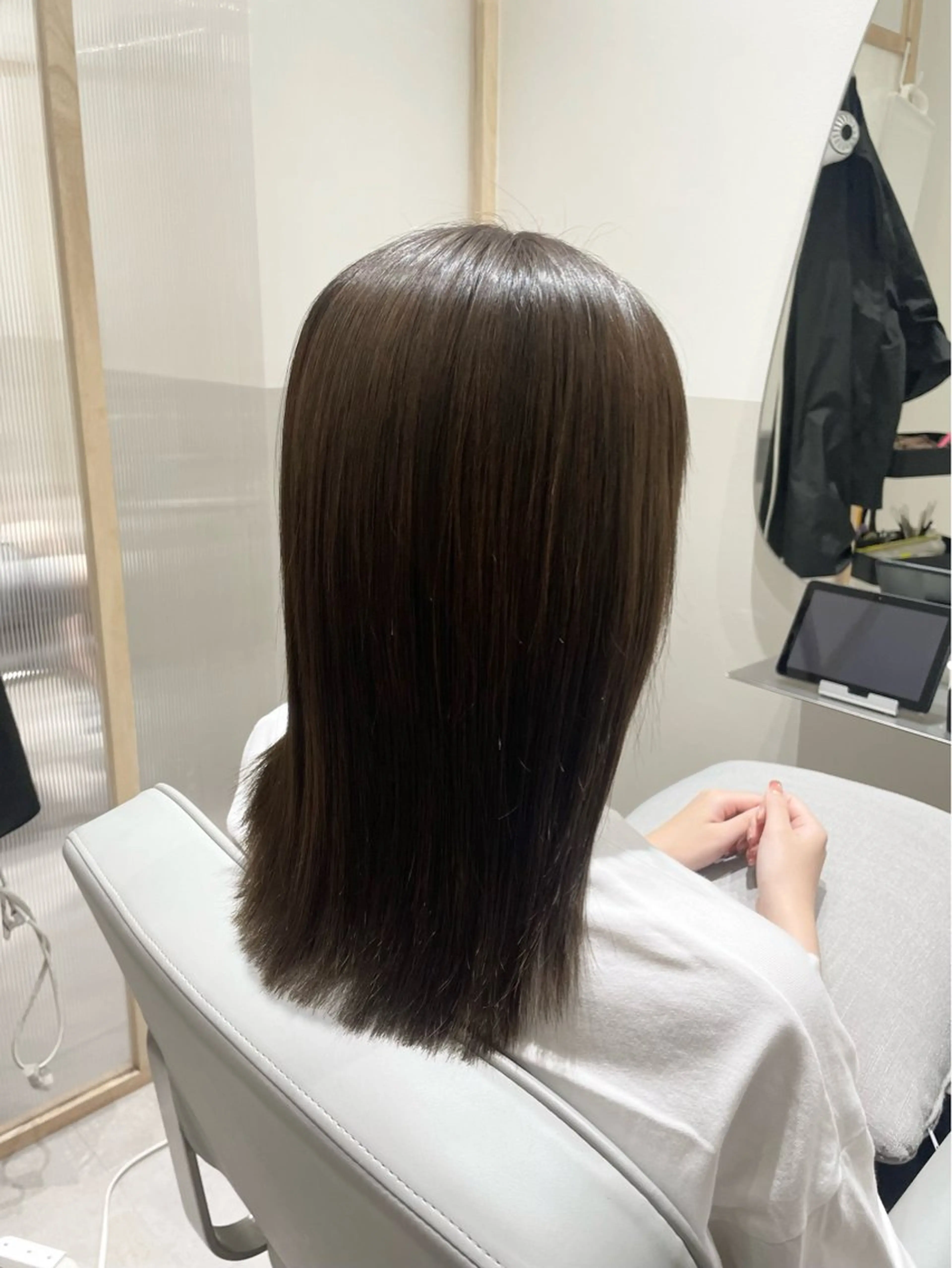 ミディアム カラー ベージュカラー オリーブベージュ オレンジ ヘアカラー トリートメント Zina 浦安所属・髪質改善✨Zina浦 安/個室🌈YUKIのヘアスタイル
