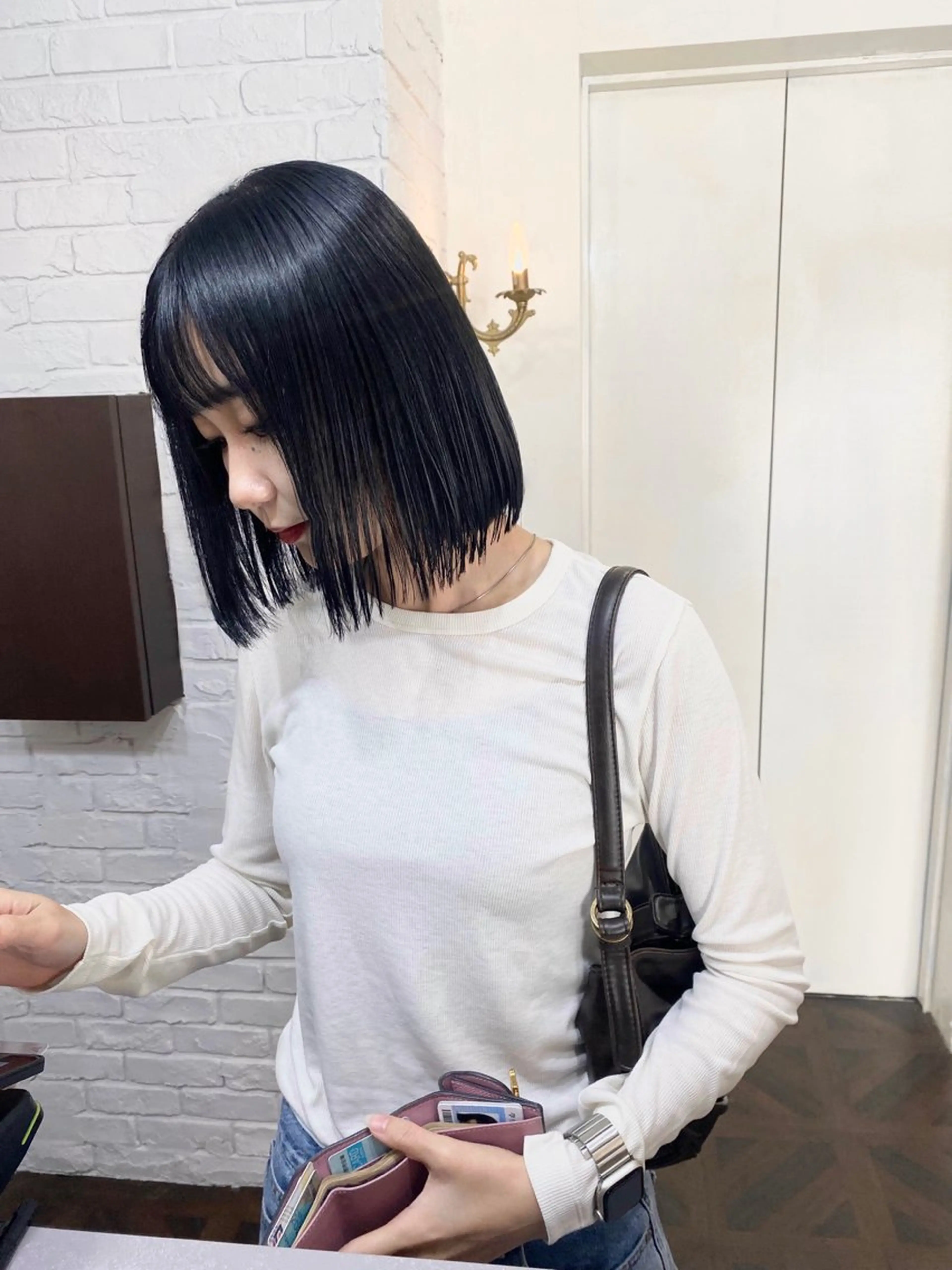 ミディアム カラー land所属・透明感カラー/レイヤ ー🌙Honokaのヘアスタイル