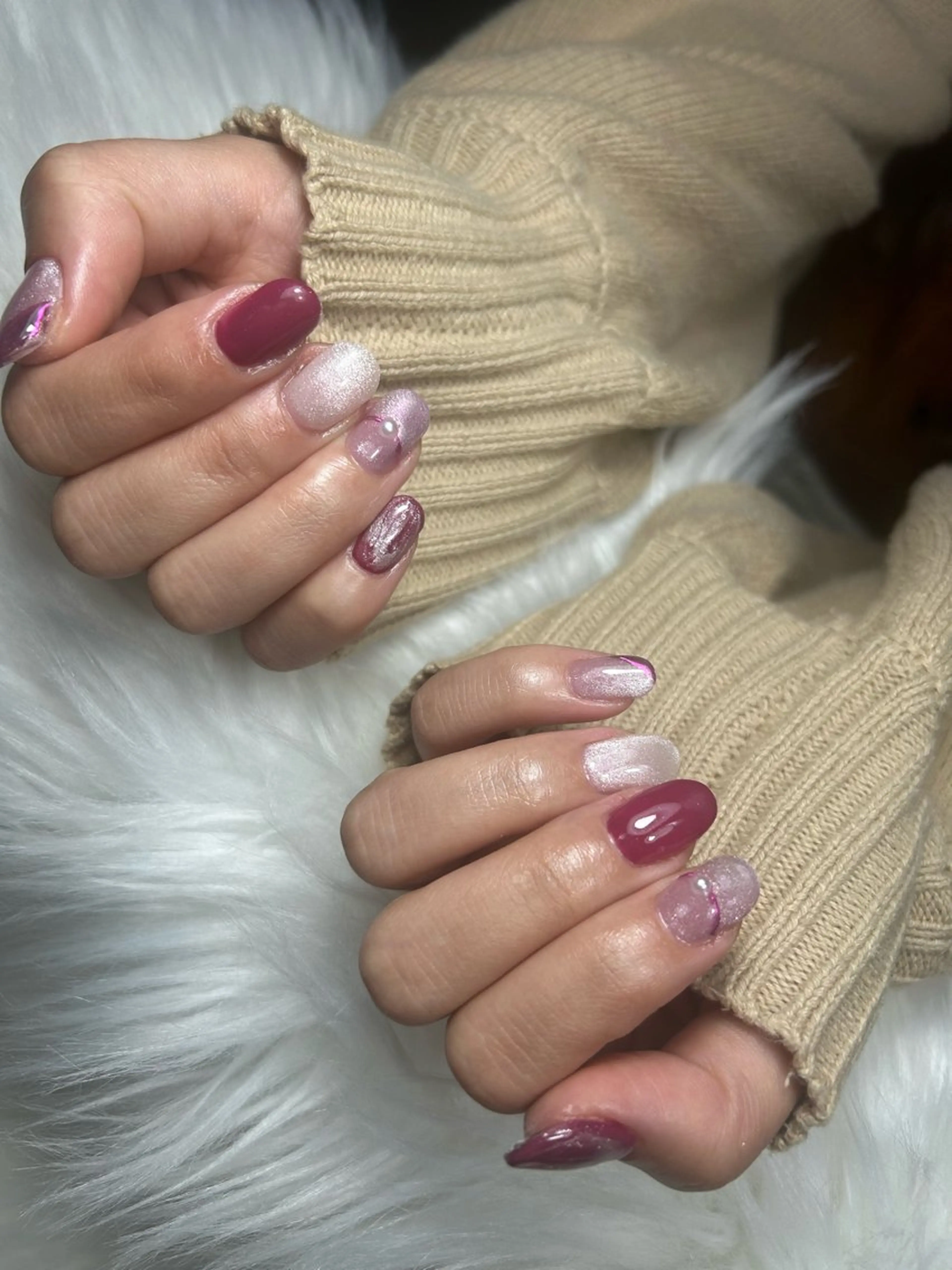 ショート ハンドネイル Haruu_nail所属・古賀 はるみのネイルデザイン