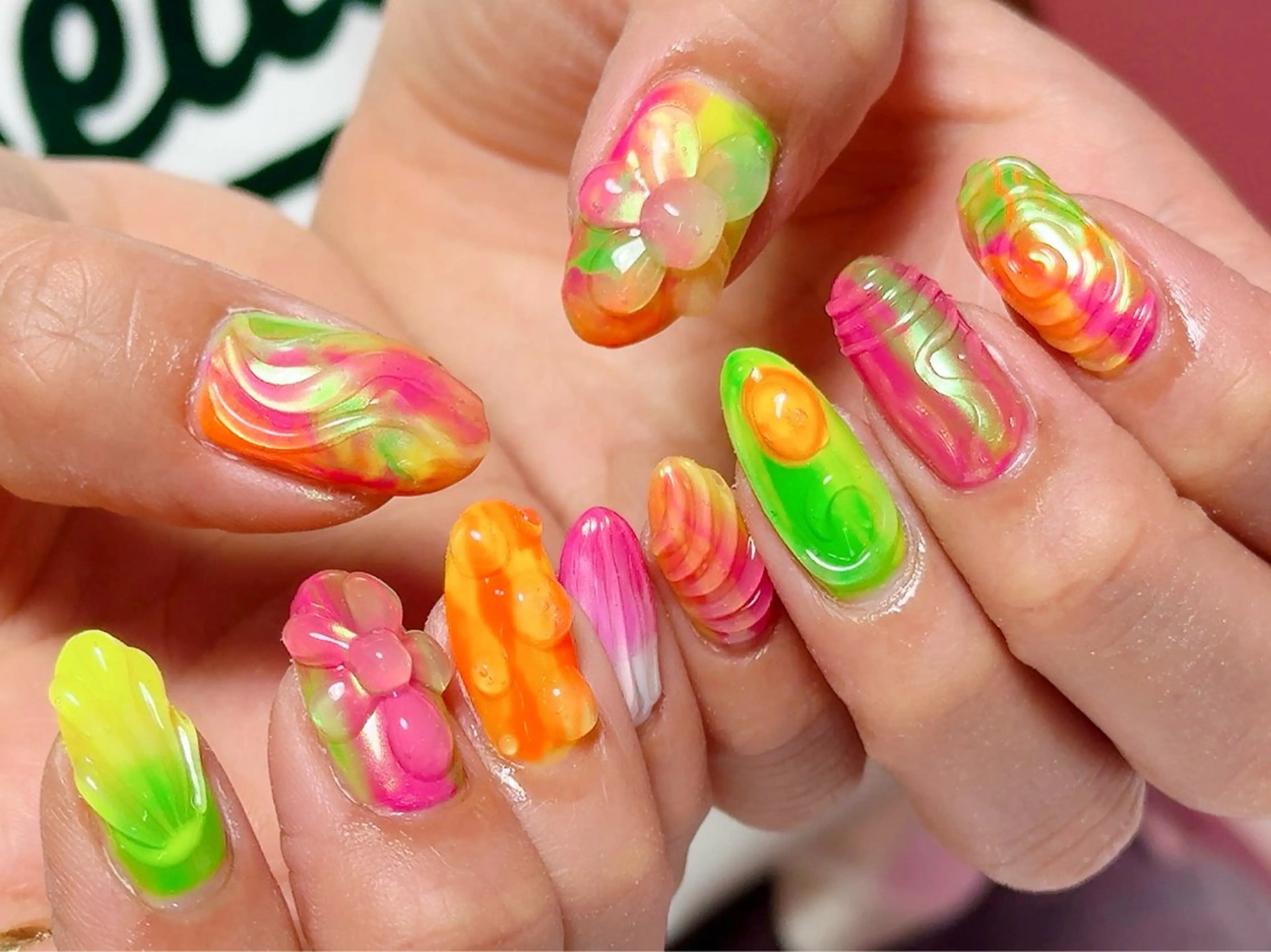 ネイル ハンドネイル Nail Atelier IamI所属・アイアムアイ 大村磨衣のネイルデザイン