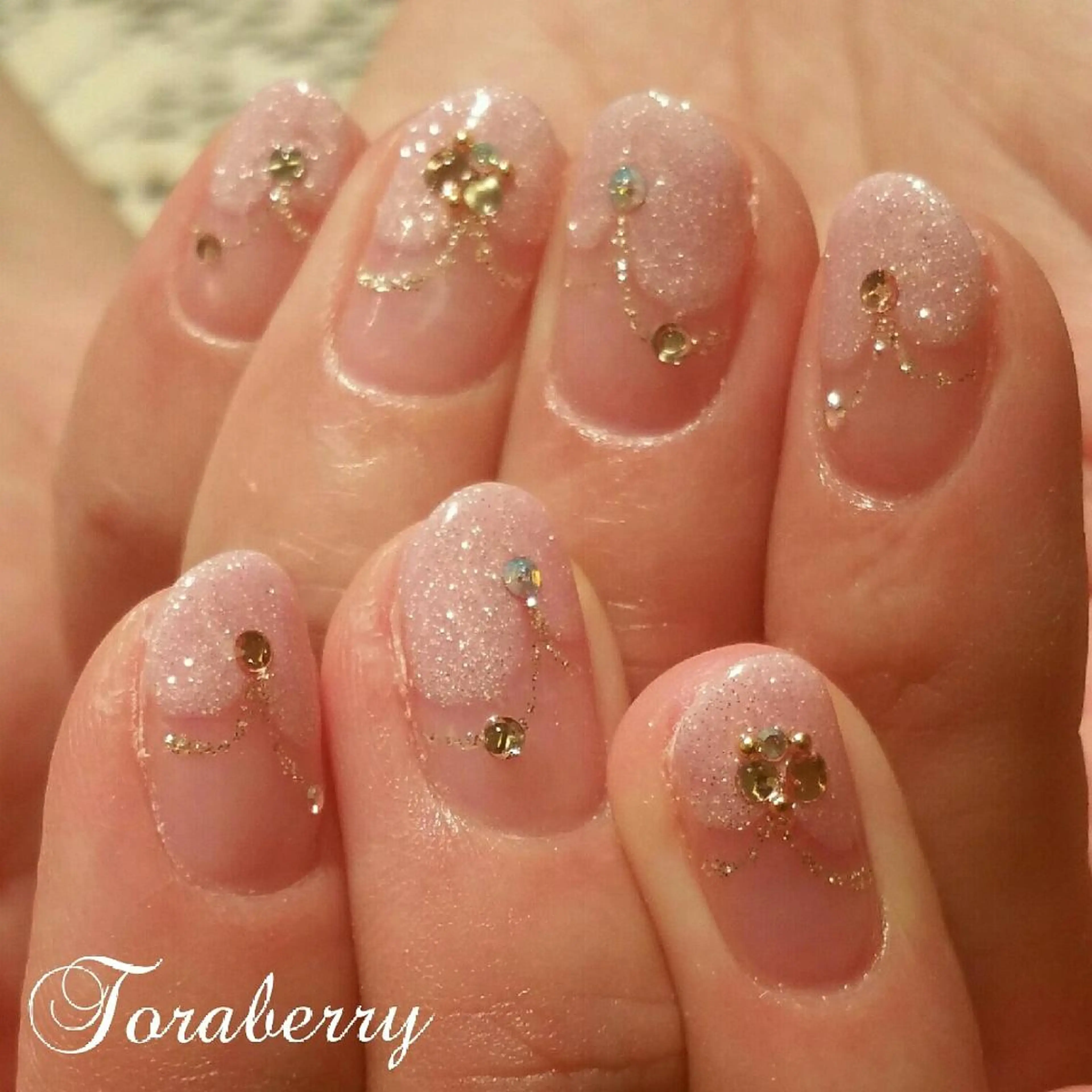 ネイル ピンク ネイリスト なつみのネイルデザイン