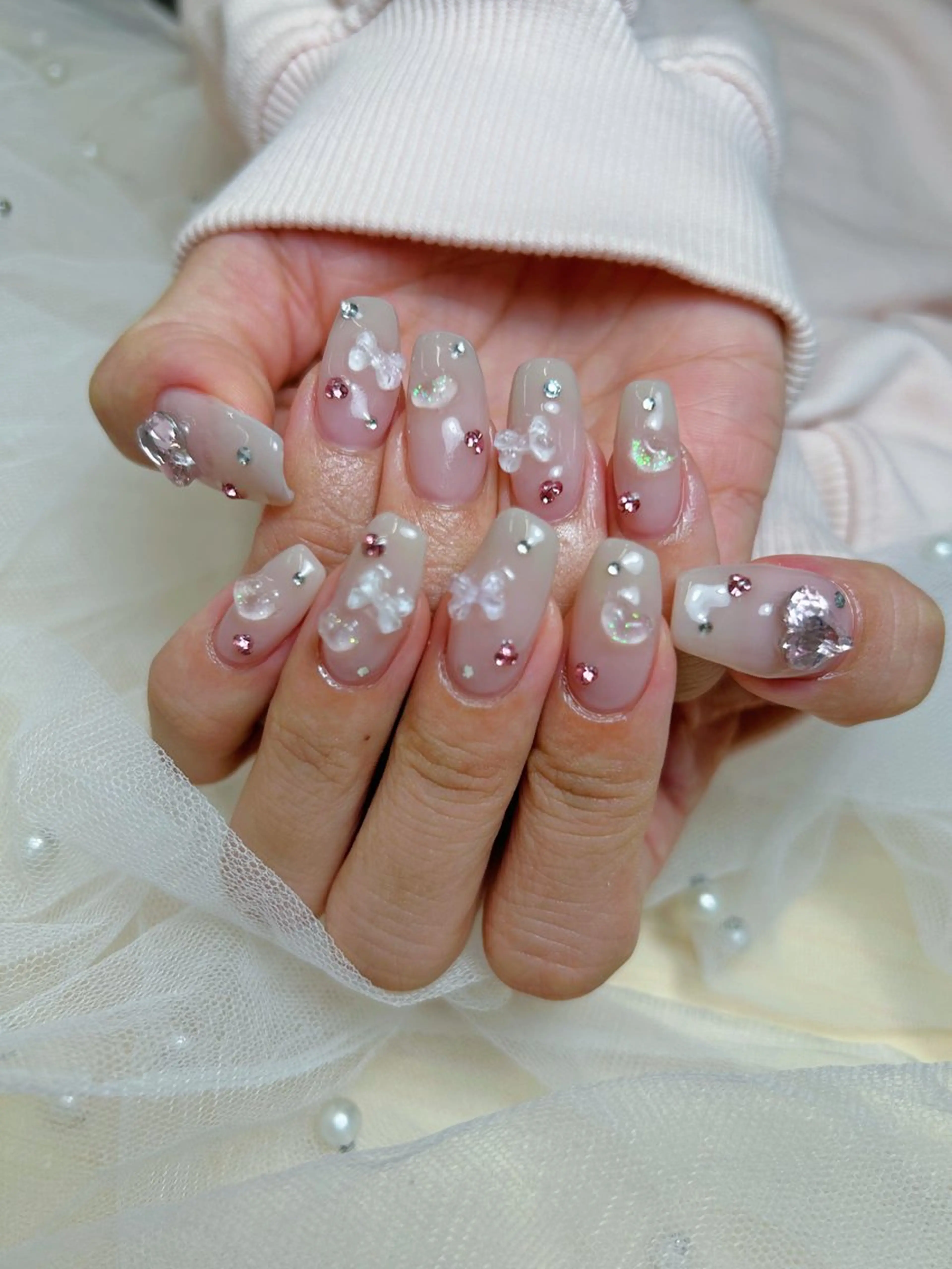 ネイル takara nail所属・takara射水高岡 マグネット韓国ポップのネイルデザイン