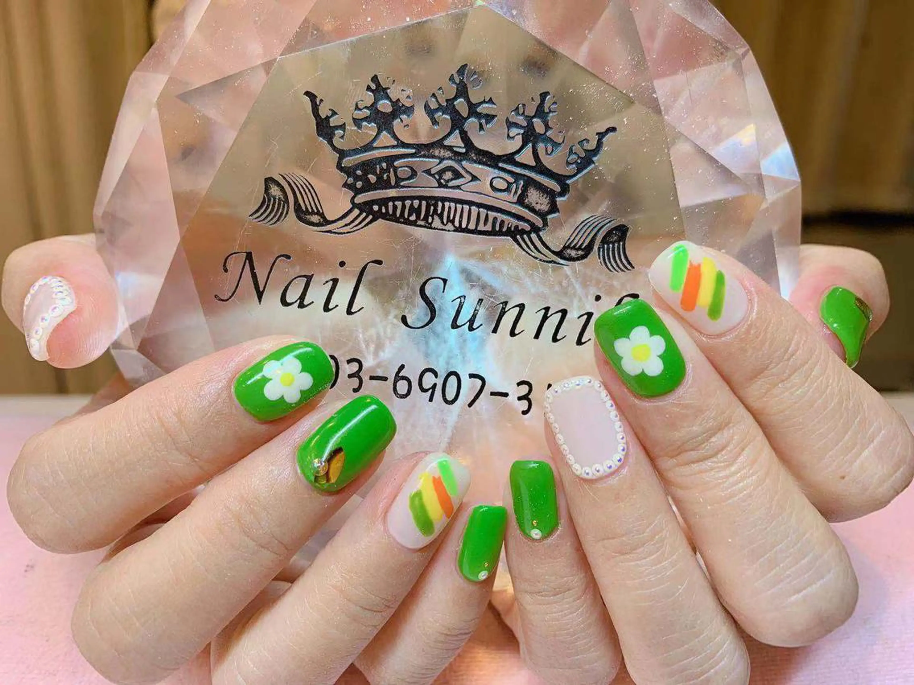 ネイル 長さだし専門店 M2　rikaのネイルデザイン