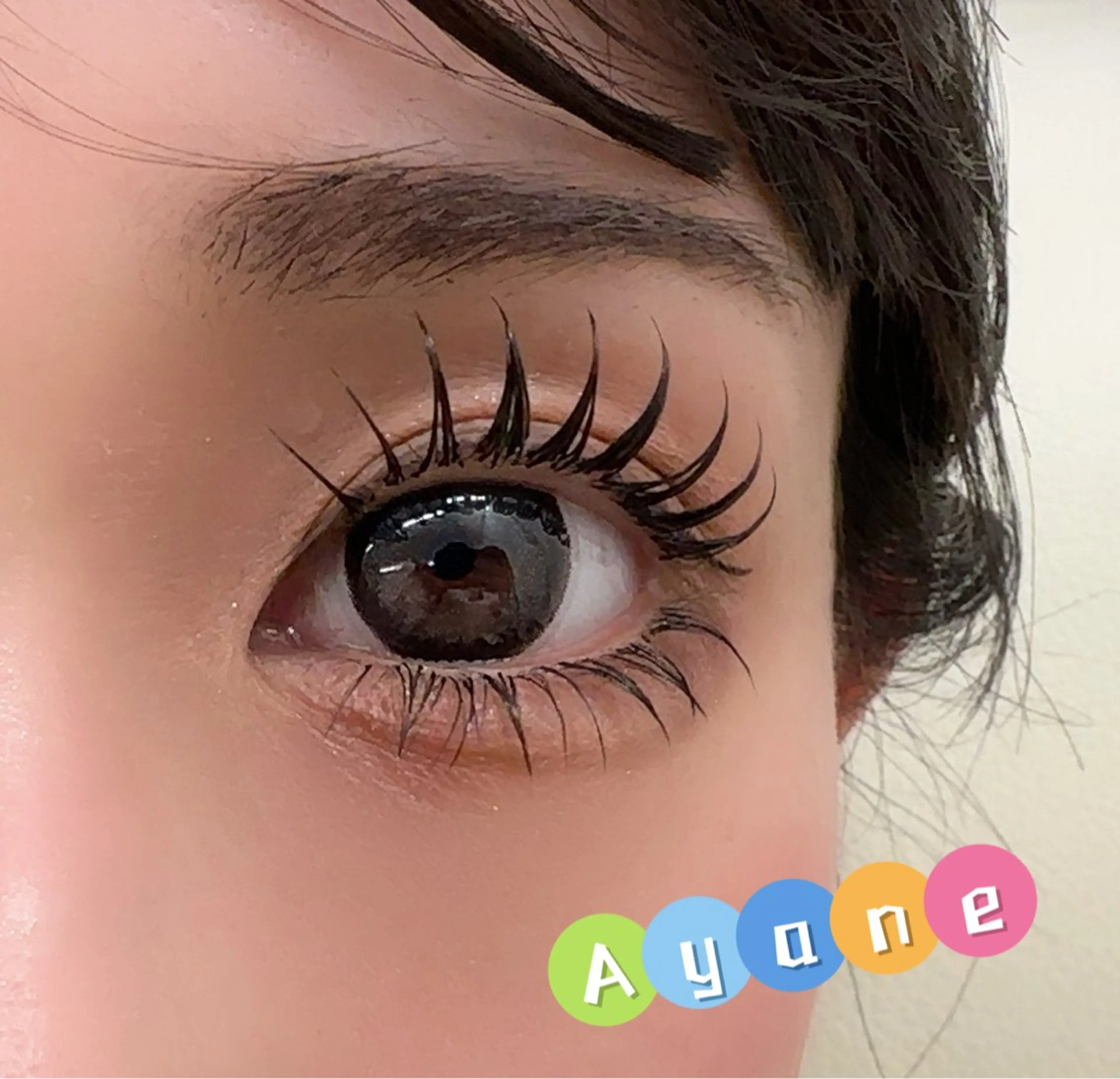 マツエク・マツパ 付け放題 バインドロック 束感まつ毛 フラットラッシュ 韓国風マツエク ACIEL EYELASH SALON所属・あ やねのマツエク・マツパデザイン
