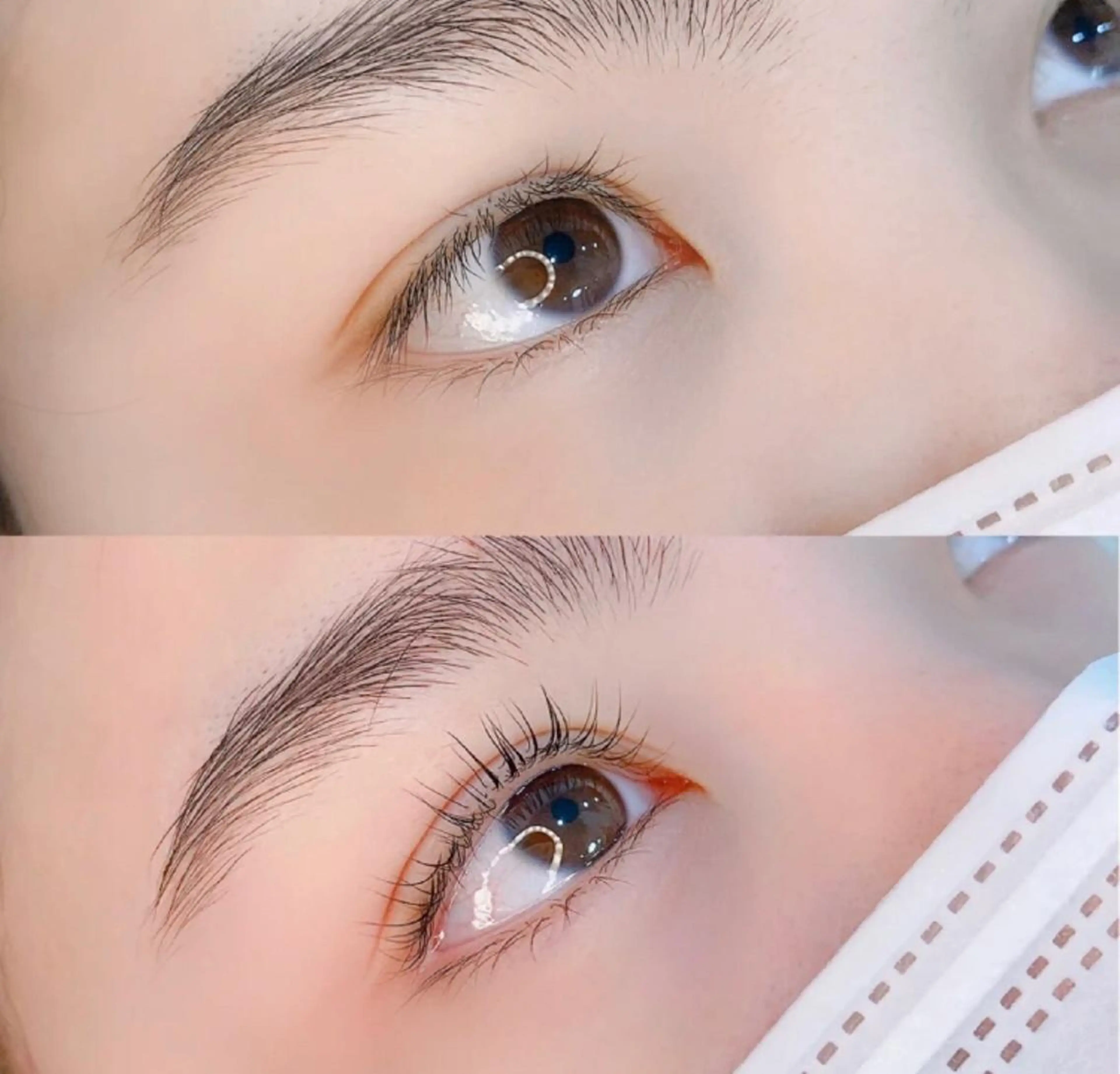 マツエク・マツパ 下まつげエクステ 一重×まつ毛パーマ マツパ 次世代まつ毛パーマ 上野御徒町店のマツエク・マツパデザイン