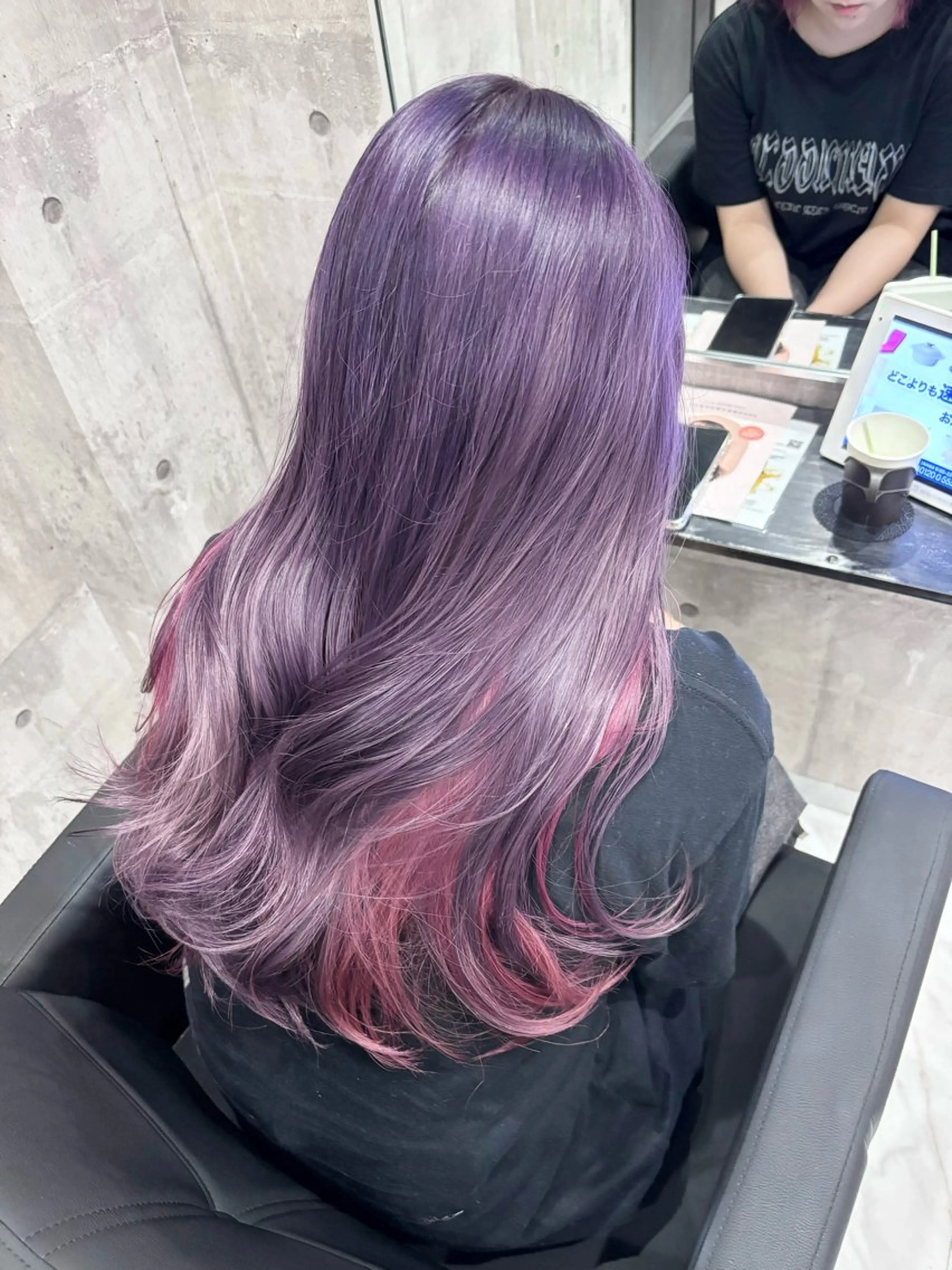 ロング カラー ヘアカラー トリートメント 🥣ケアブリーチカ ラーTakato🥛のヘアスタイル