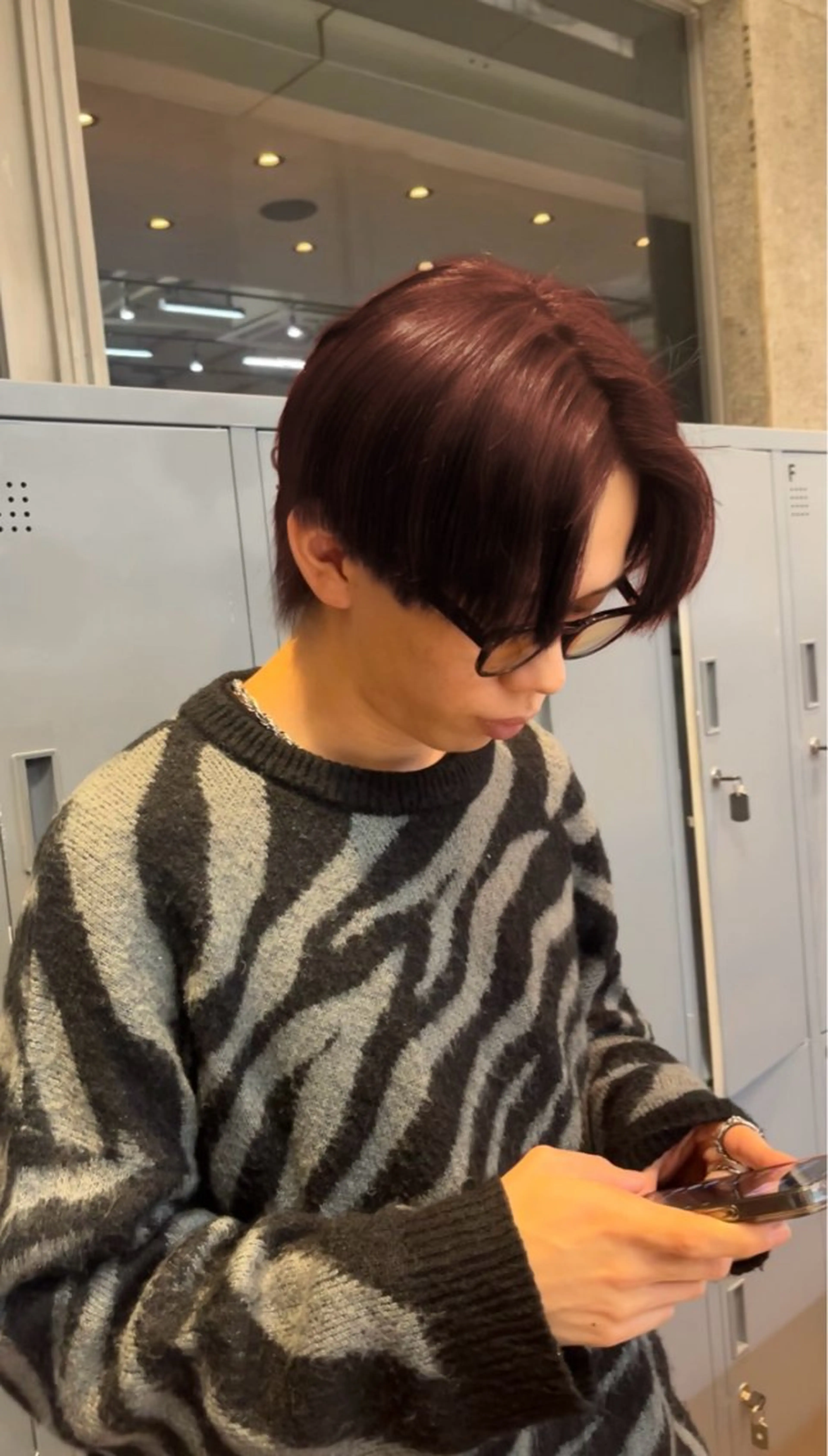 ショート カラー ヘアアレンジ メンズ カット ヘアカラー トリートメント ヘアセット 💎韓国ヘア/ 艶カラー💎souのヘアスタイル