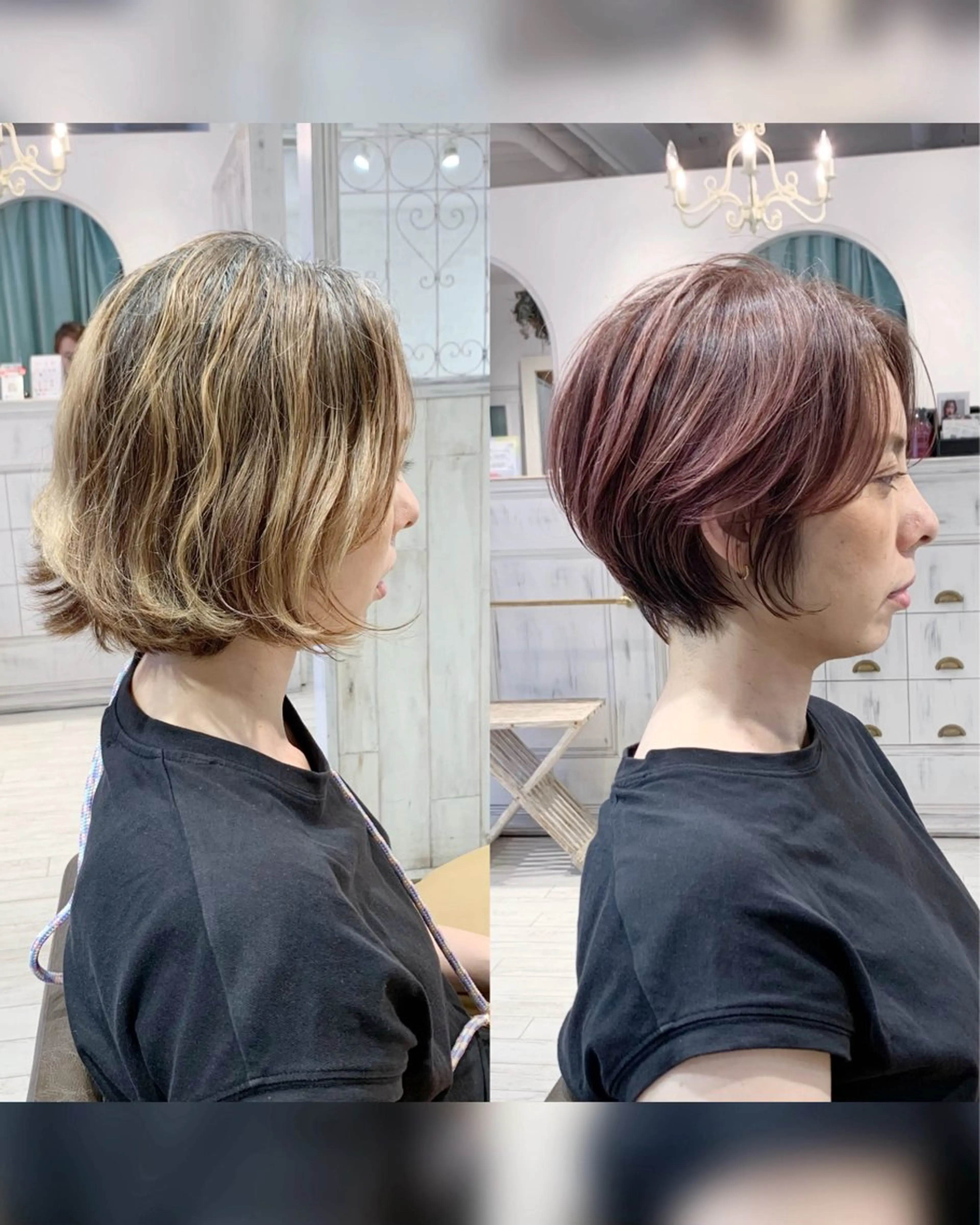 ショート カット トリートメント 縮毛矯正/ショート/ レイヤー/畑中正敏のヘアスタイル