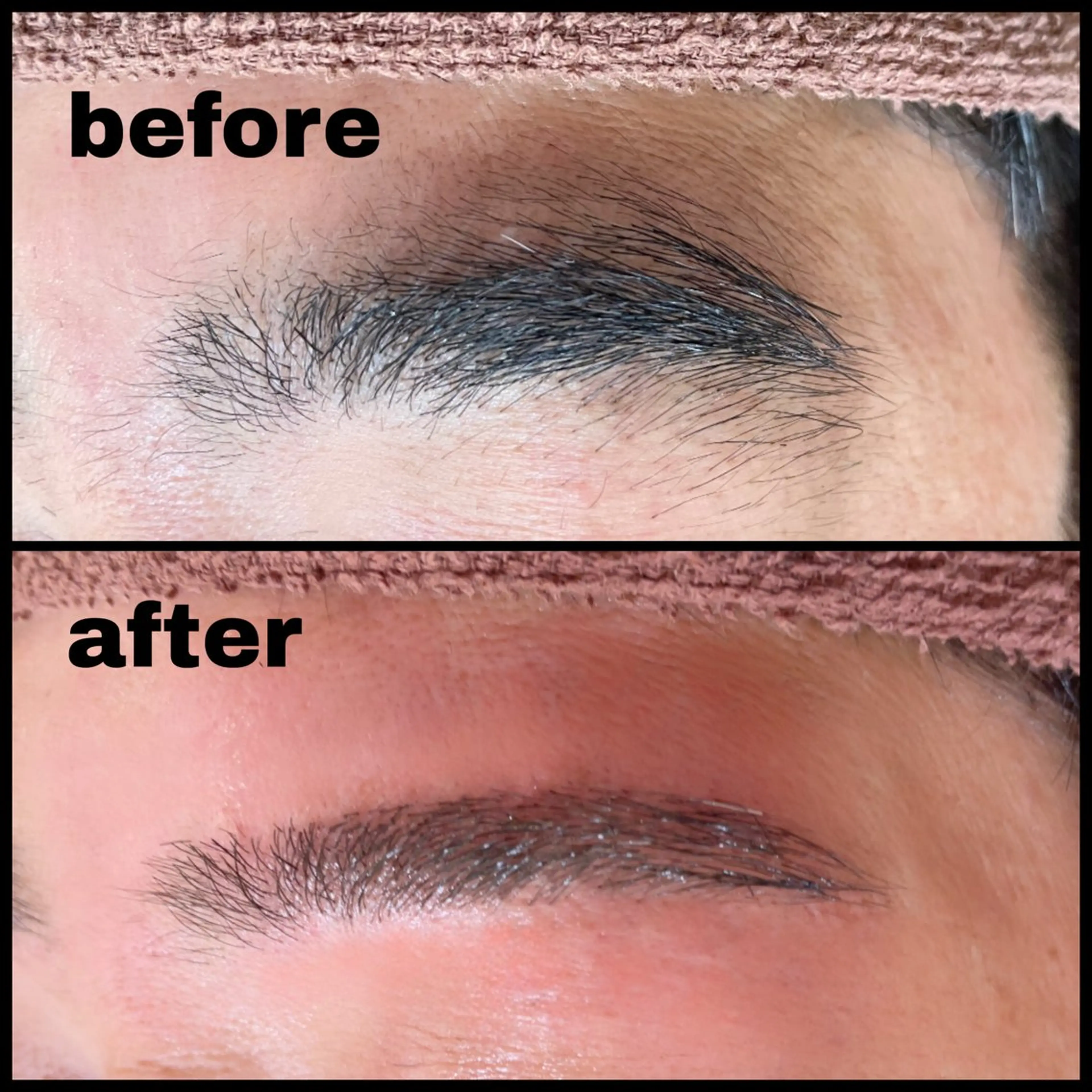 💚⛄️🎄❄️12月限定【回数券付き（２回）】アイブロウシート（WAX脱毛）🎅🏻🧣✨💚の写真