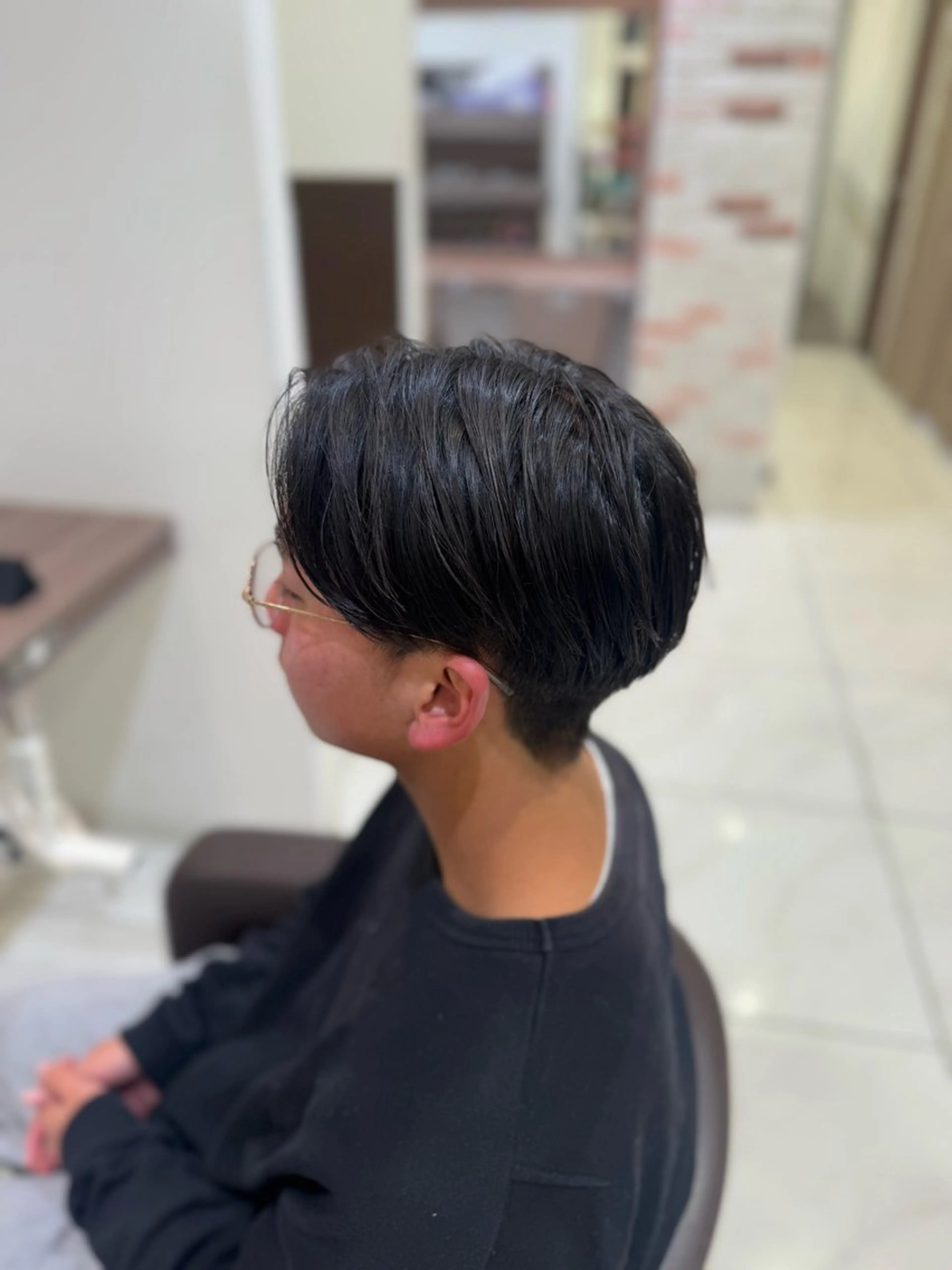 ショート メンズ 🕯コバ/レイヤー/ 透明感/縮毛🕯のヘアスタイル