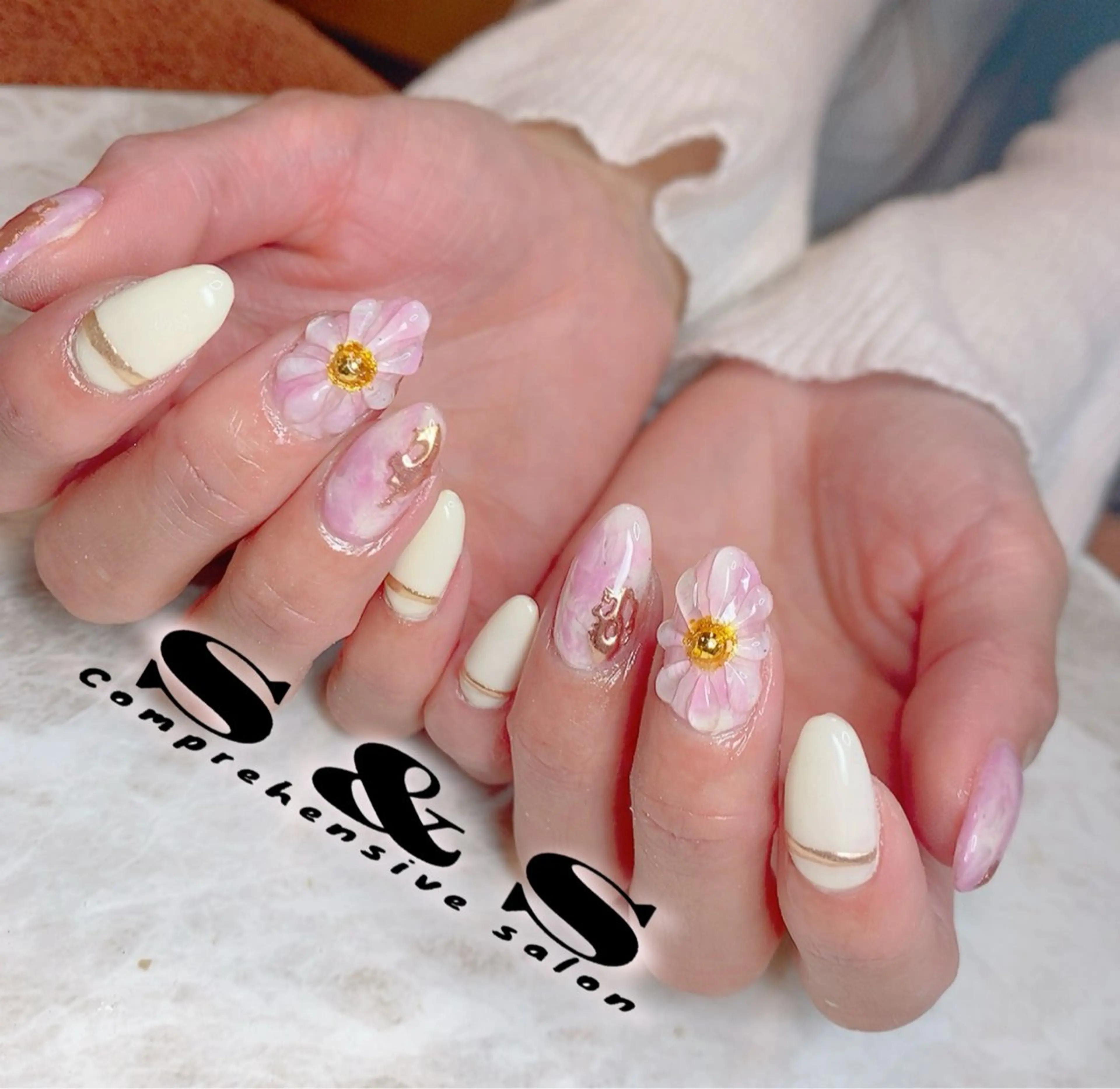 ネイル 長さ出し メンズネイル 持ち込み スカルプネイル S&S 村田小百合のネイルデザイン