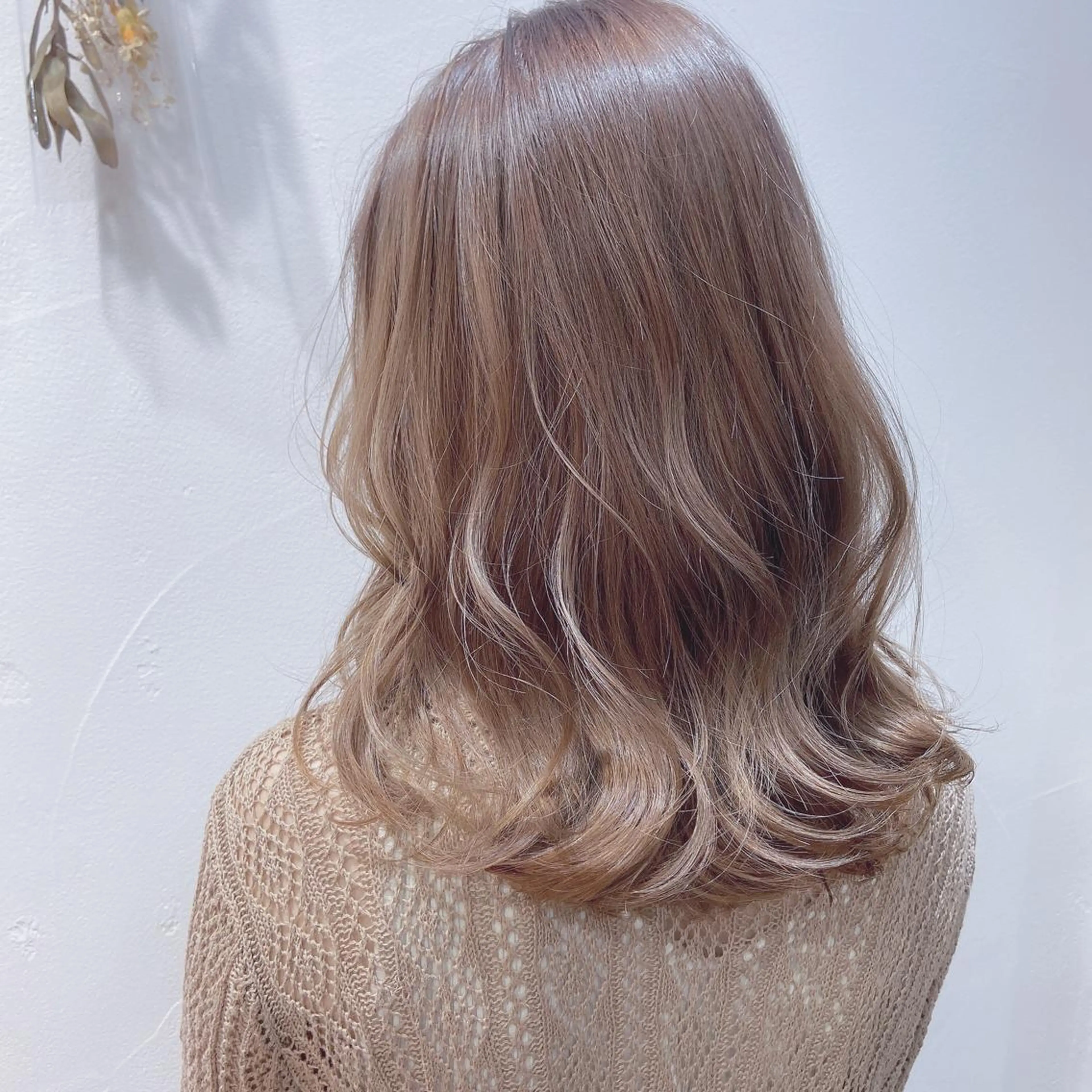 ミディアム カラー 韓国カットパーマ✂︎ Toshiのヘアスタイル