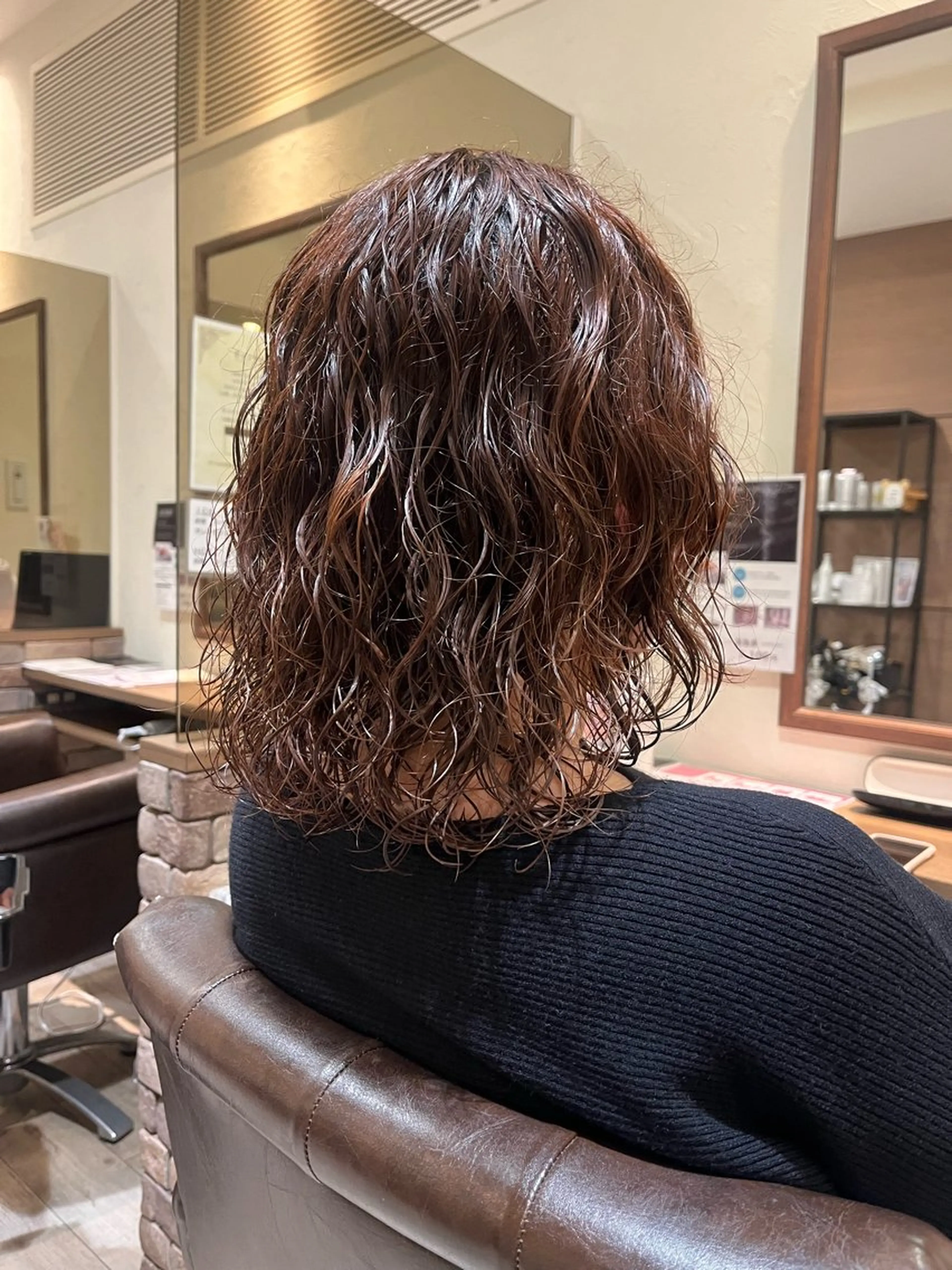 ミディアム パーマ 🤍パーマ ‎🤍/のあのヘアスタイル