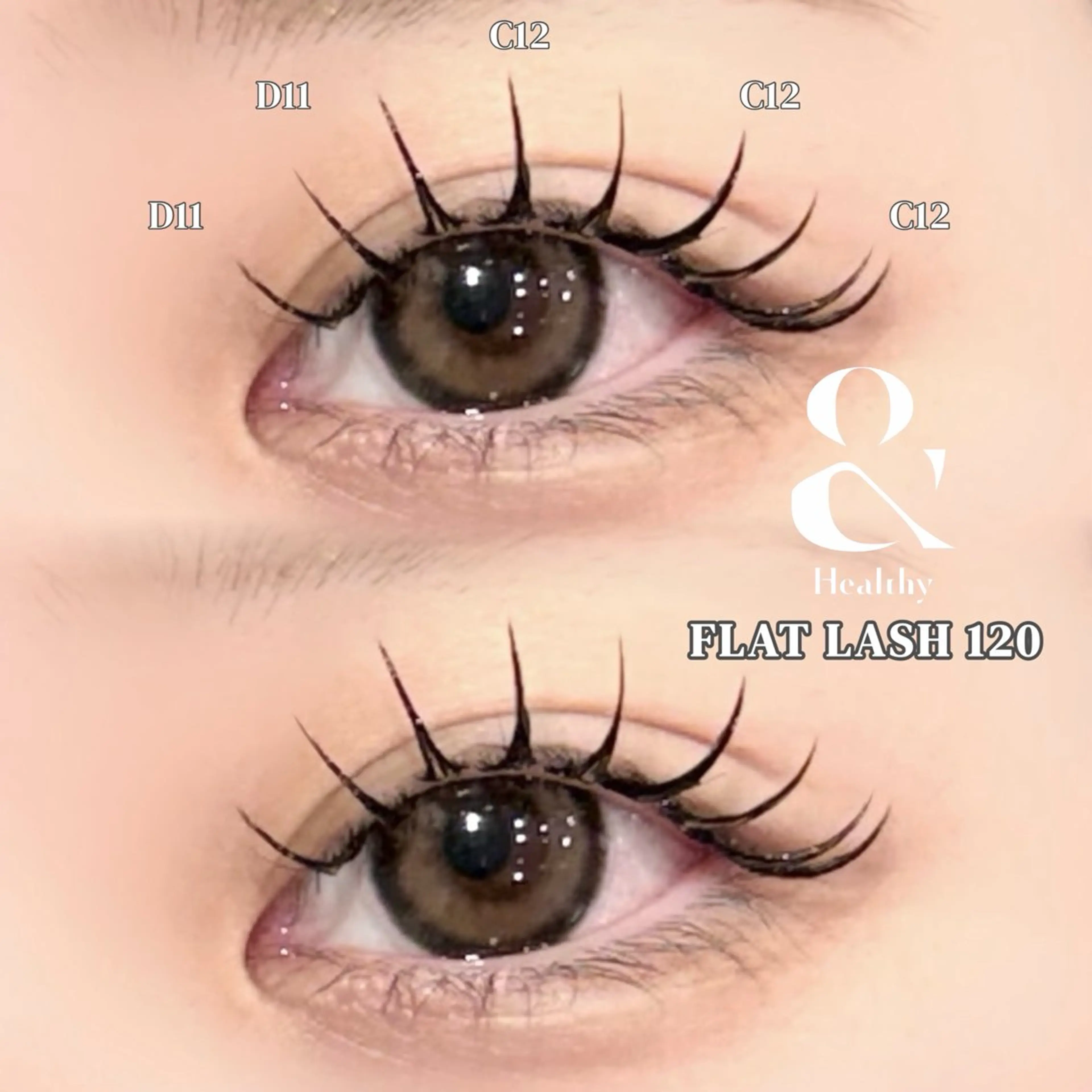 マツエク・マツパ 束感まつ毛 フラットラッシュ マツエク ＊OLIVIA池袋 ＊長友のマツエク・マツパデザイン