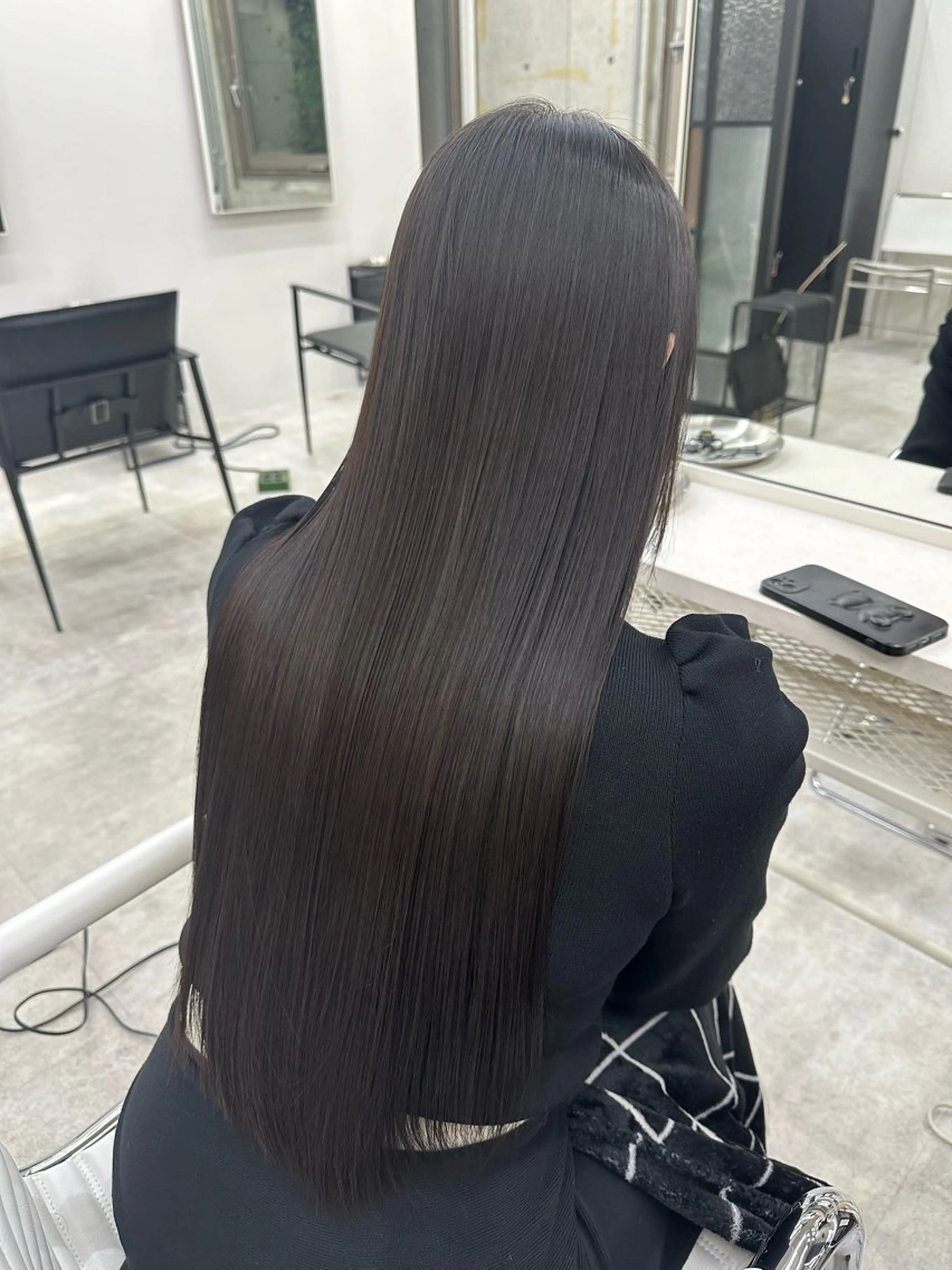 ロング カラー ショートボブ ボブ ロング 縮毛矯正 トリートメント 縮毛矯正 トリートメント 國井 廉のヘアスタイル