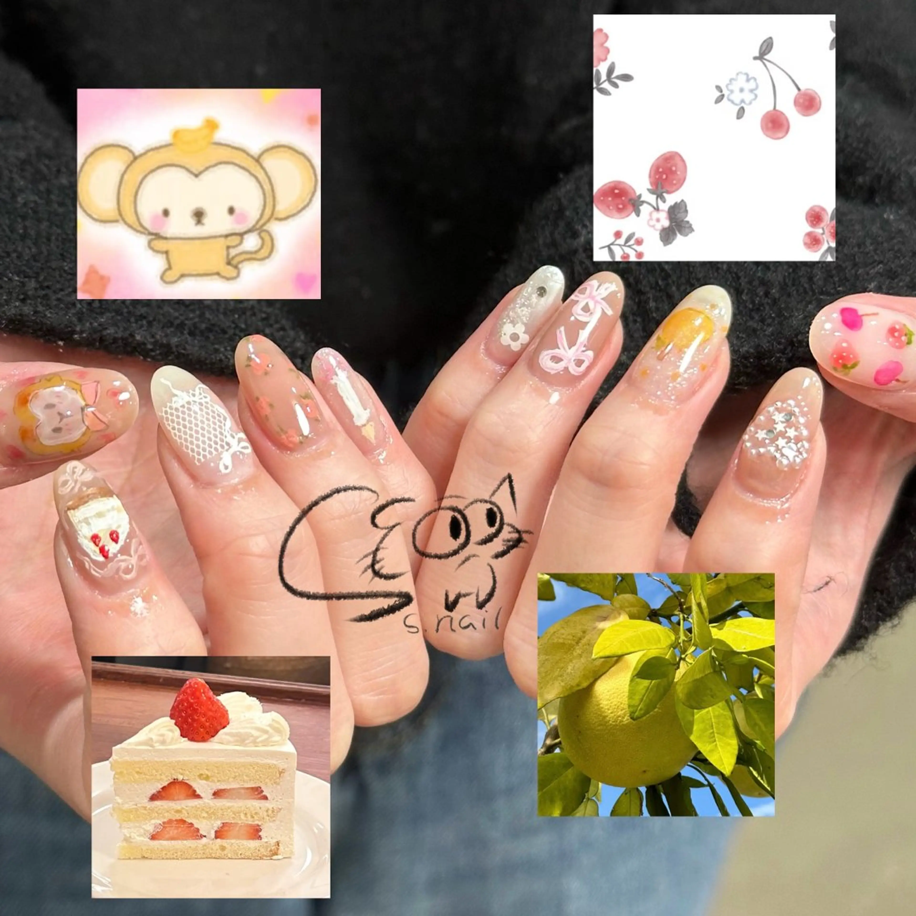 ネイル アートネイル チークネイル フレンチネイル グラデーション マグネットネイル S.nail所属・S.nail _のネイルデザイン