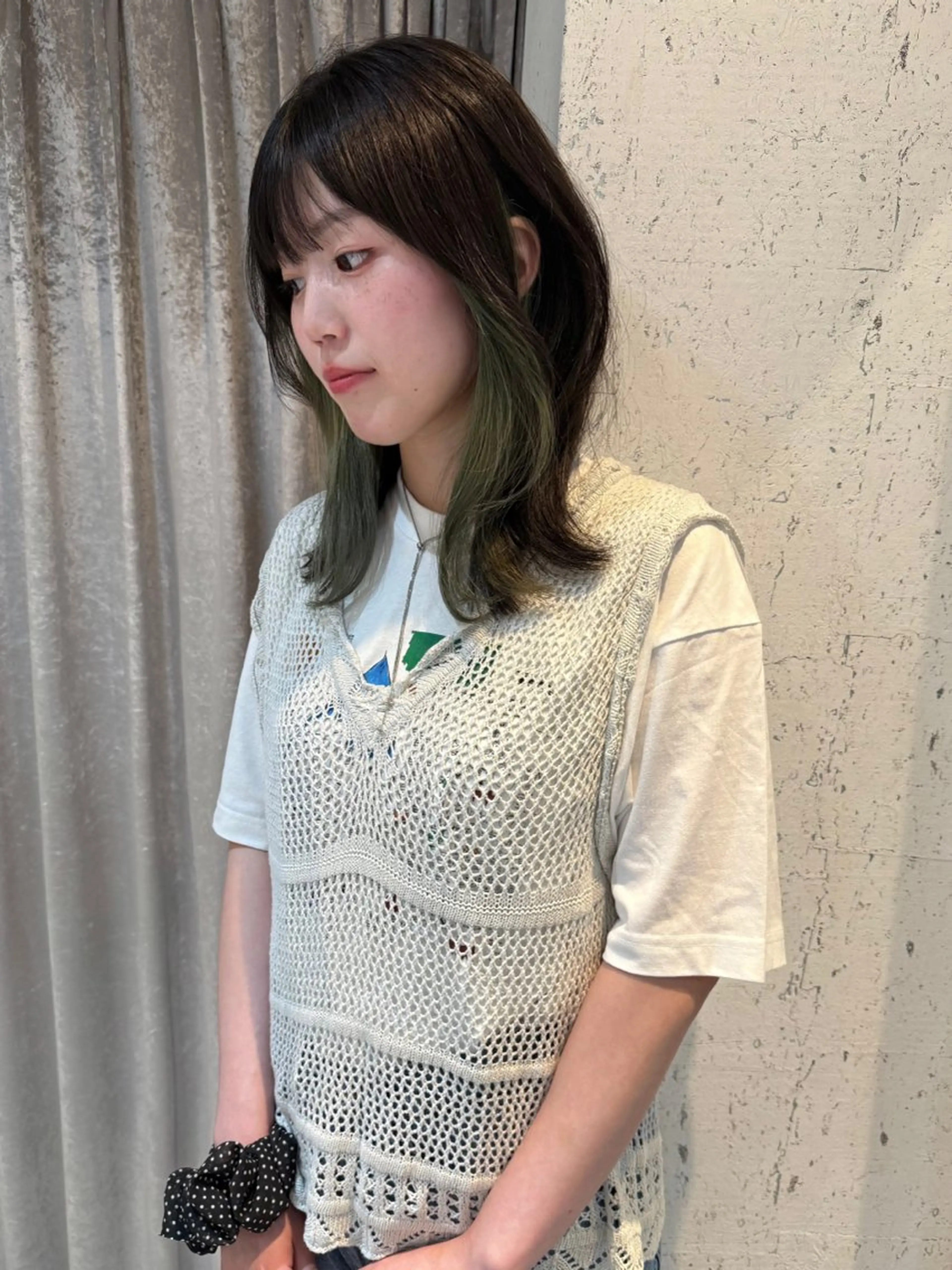 ミディアム カラー カット ヘアカラー トリートメント mai / linoah˚✧のヘアスタイル