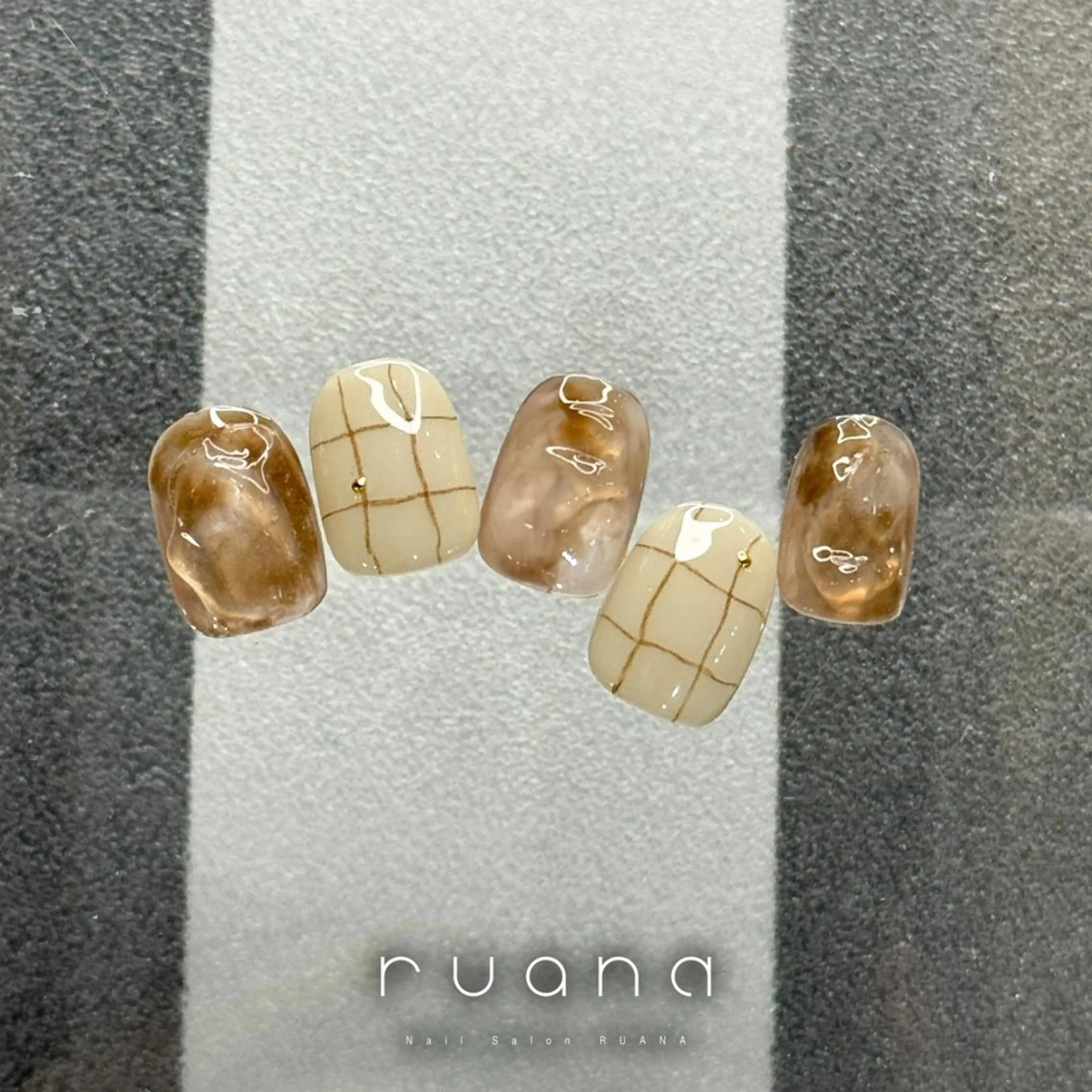 ネイル ハンドネイル 中西 心純愛のネイルデザイン