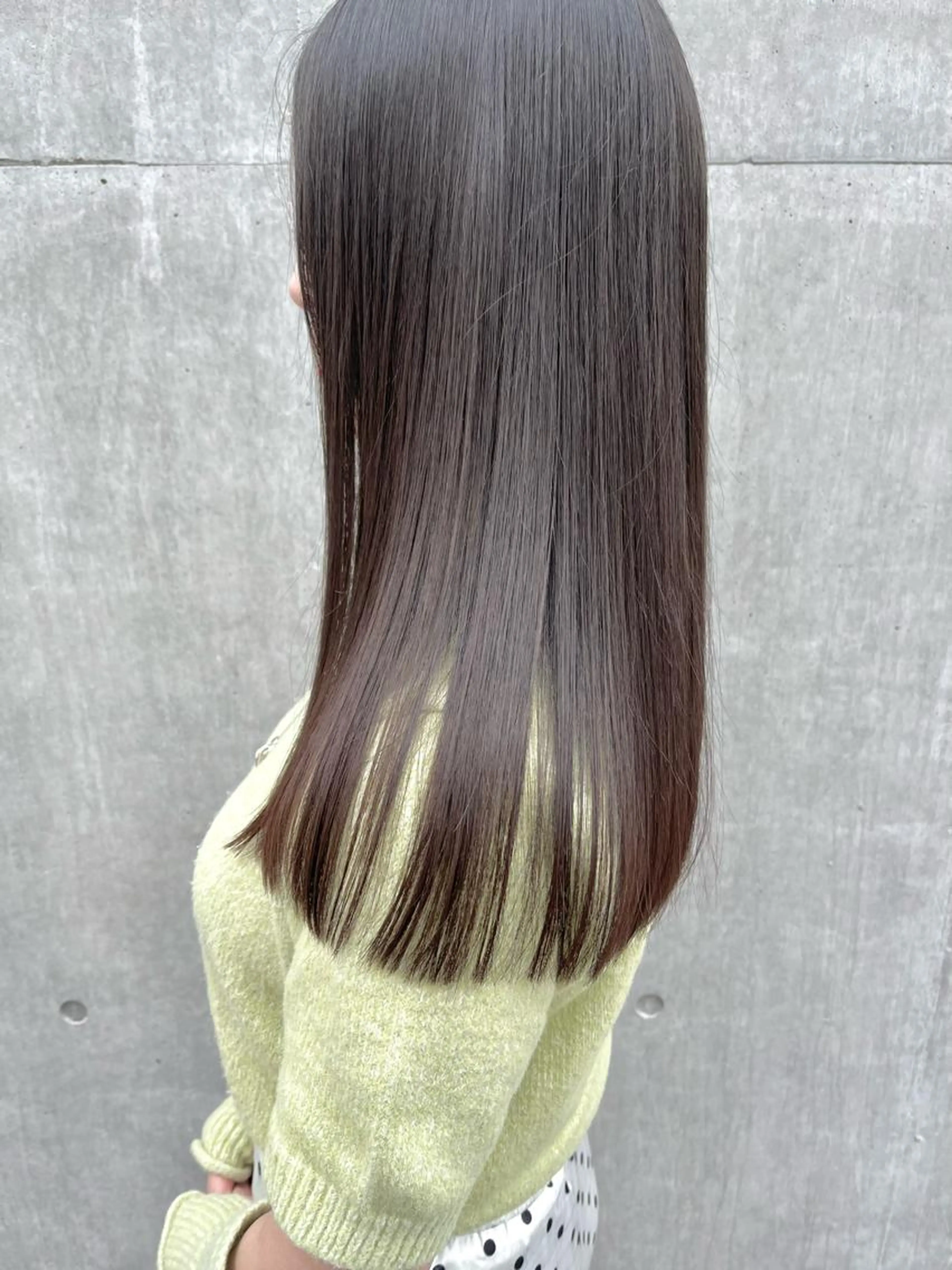 【新規人気No.1】✨直前割特別メニュー✨前髪カット➕透明感カラー➕髪質改善Ribbonトリートメント#韓国の写真