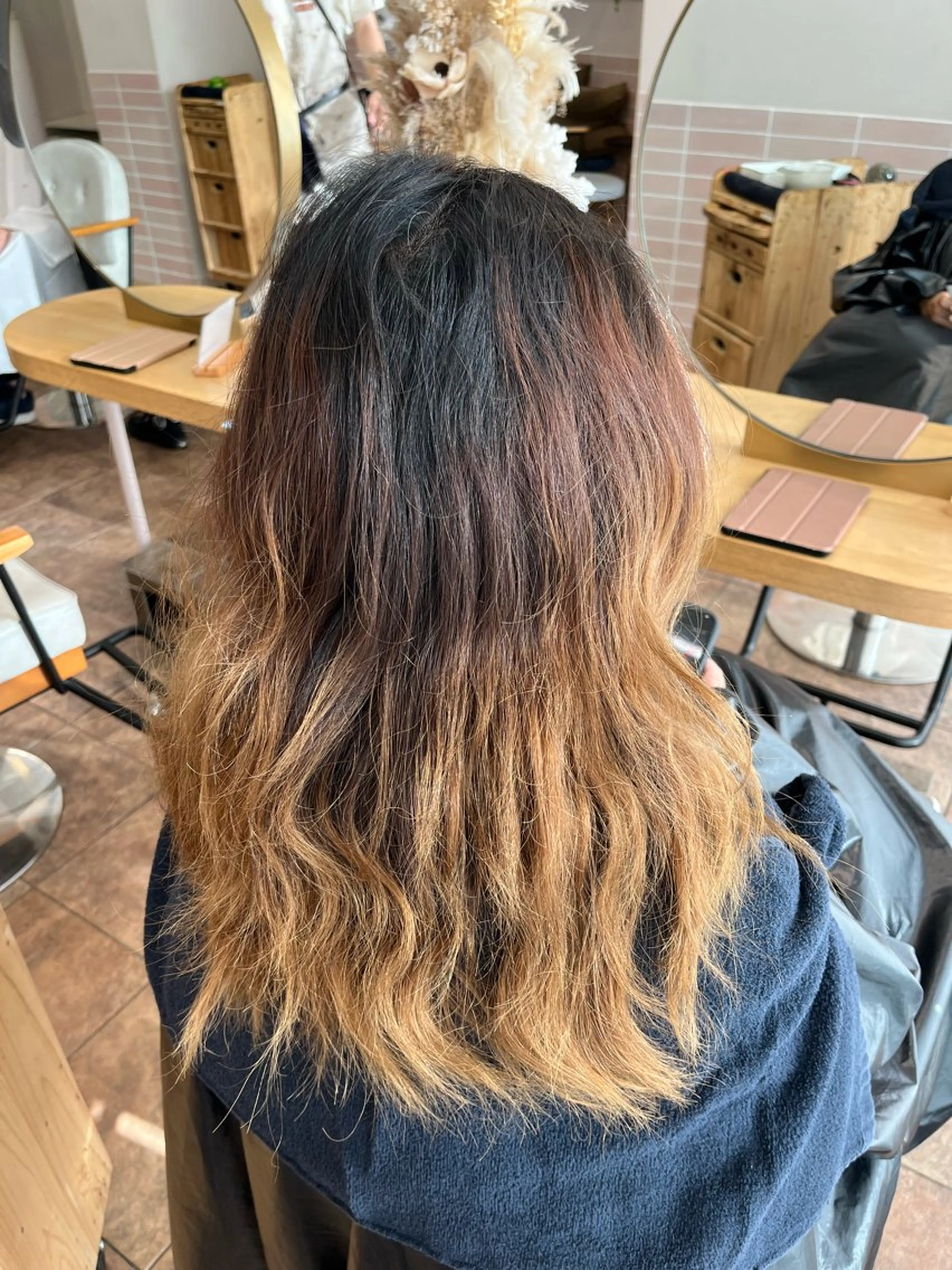 ロング カラー 🎀みさき🎀 韓国レイヤー/ボブのヘアスタイル