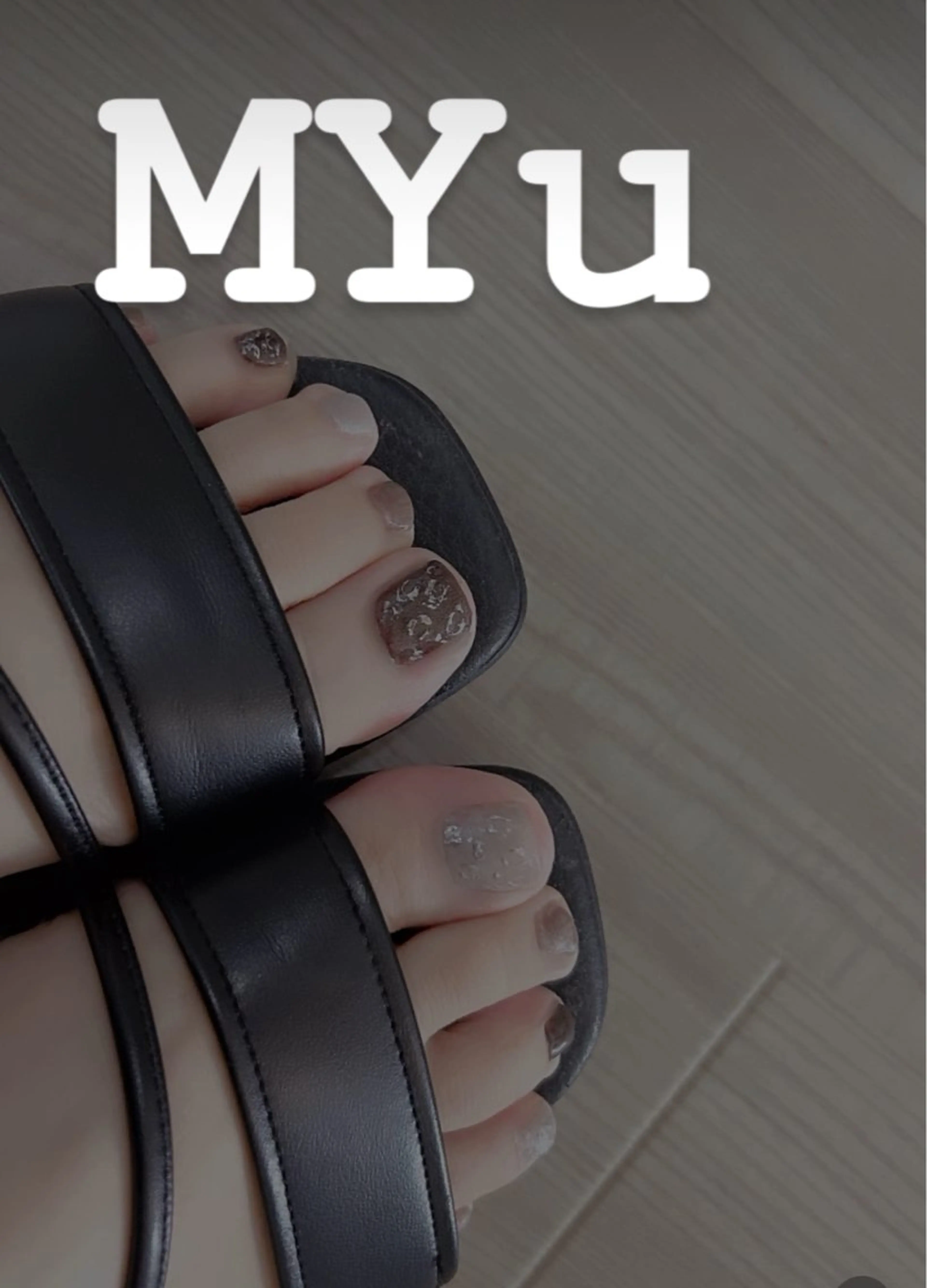 ネイル アニマル柄 フットネイル MYu Beauty Salon YURIのネイルデザイン