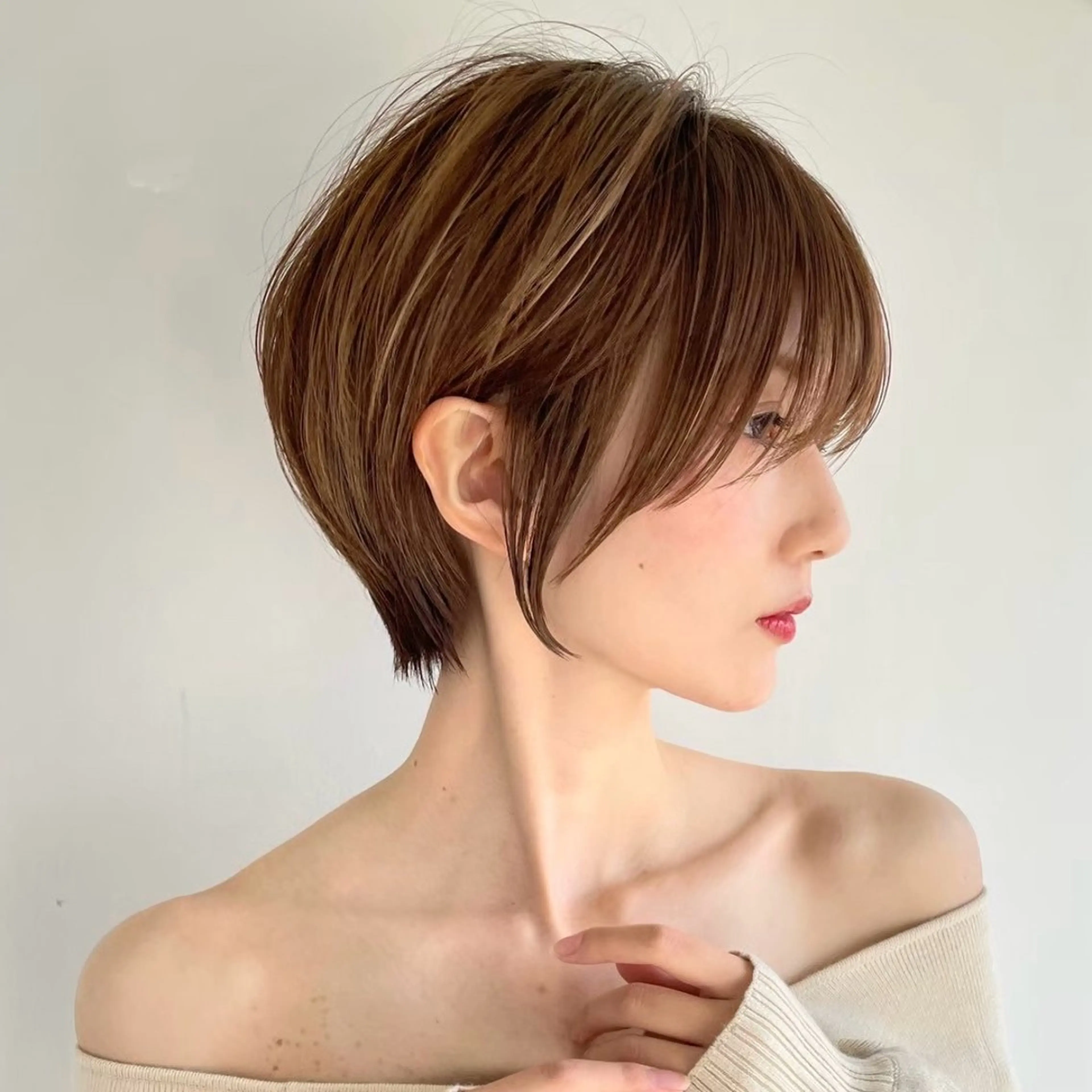 ショート ショートヘア Lond charme 吉祥寺所属・縮毛矯正・レイヤー カット募集中/ななこのヘアスタイル