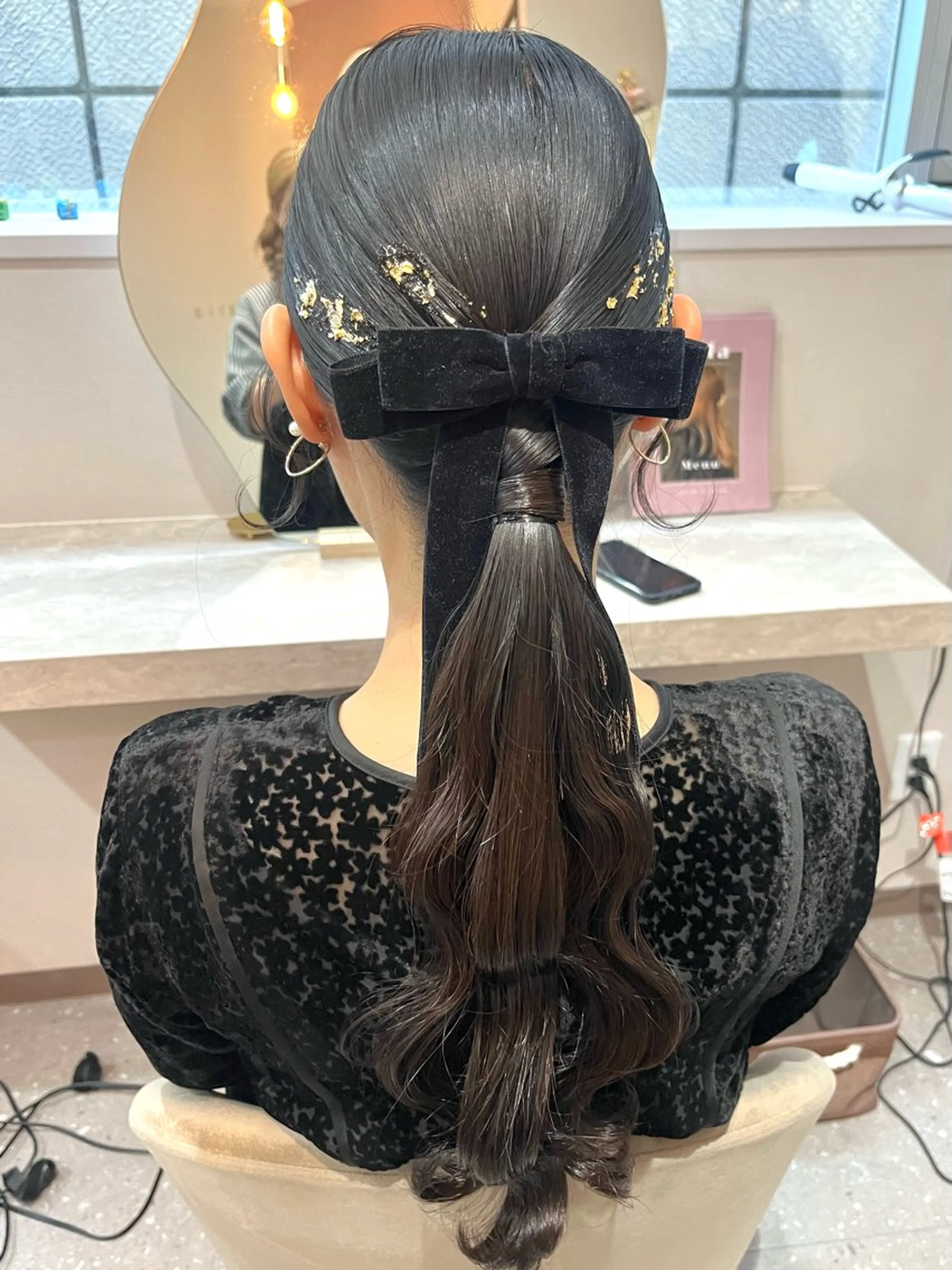 ロング ヘアアレンジ ヘアセット Mila Akariのヘアスタイル