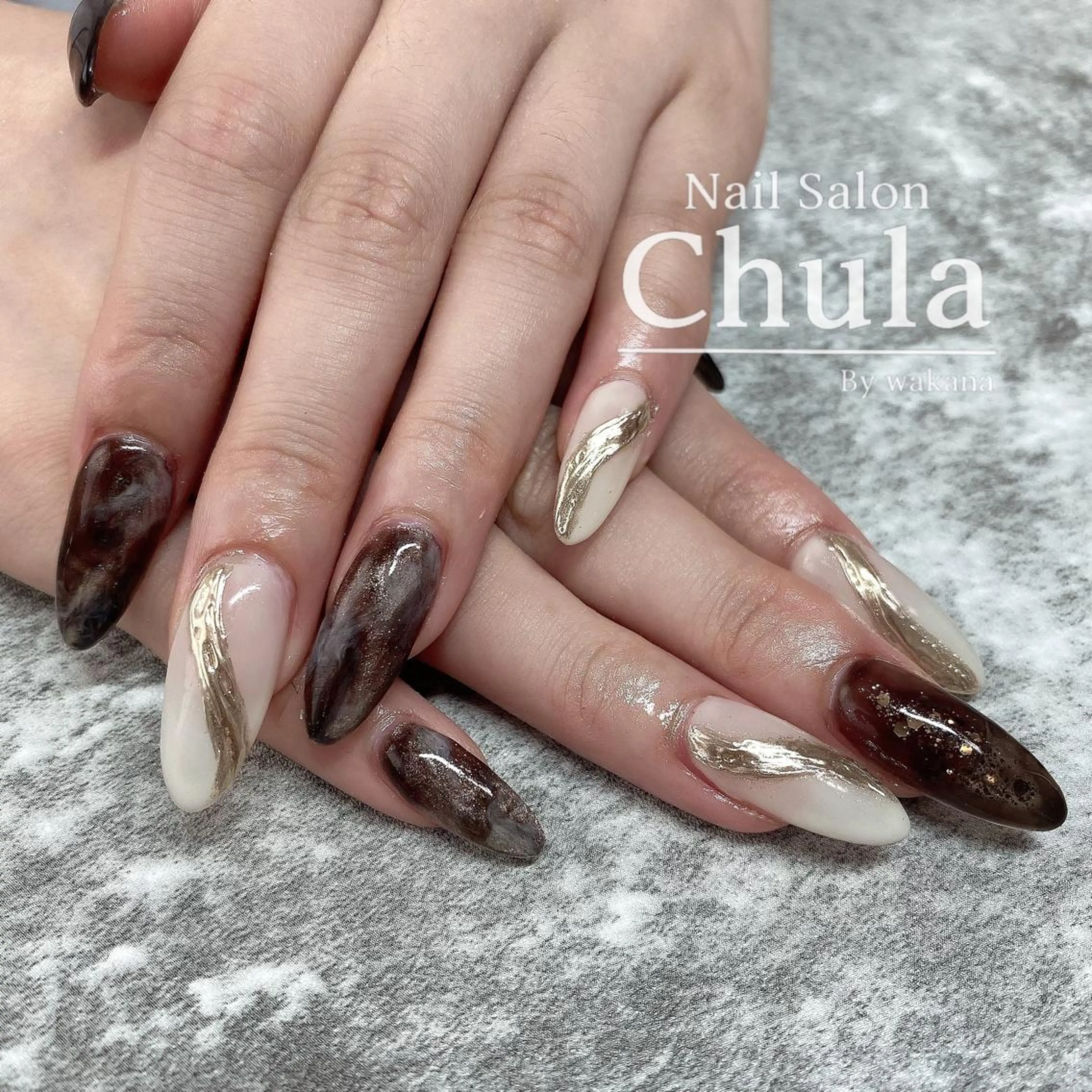 ネイル ニュアンスネイル Nailsalon Chulaのネイルデザイン