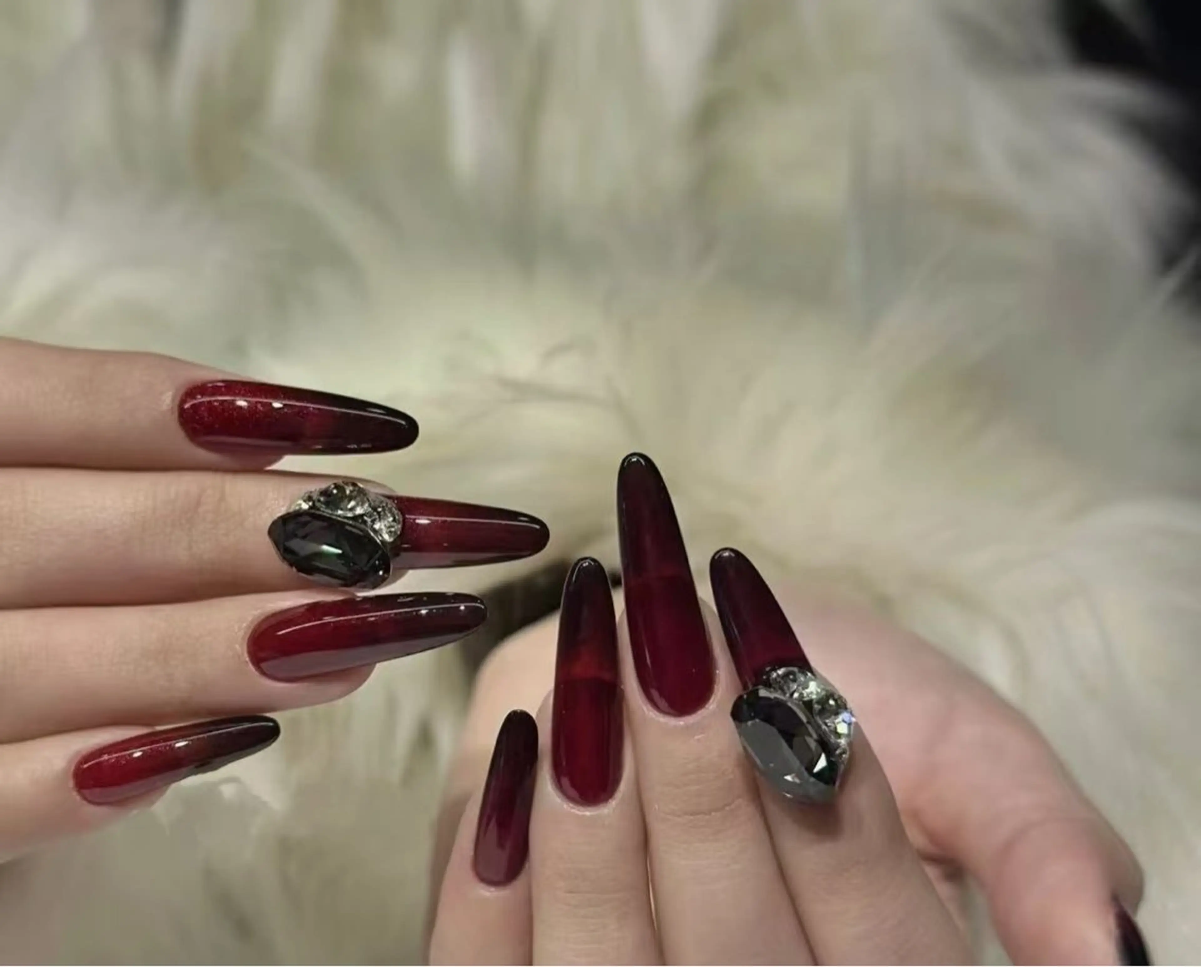 ネイル フラワーネイル フレンチネイル ジェルネイル ガラスフレンチ ハート ハンドネイル 相沢 さやかのネイルデザイン