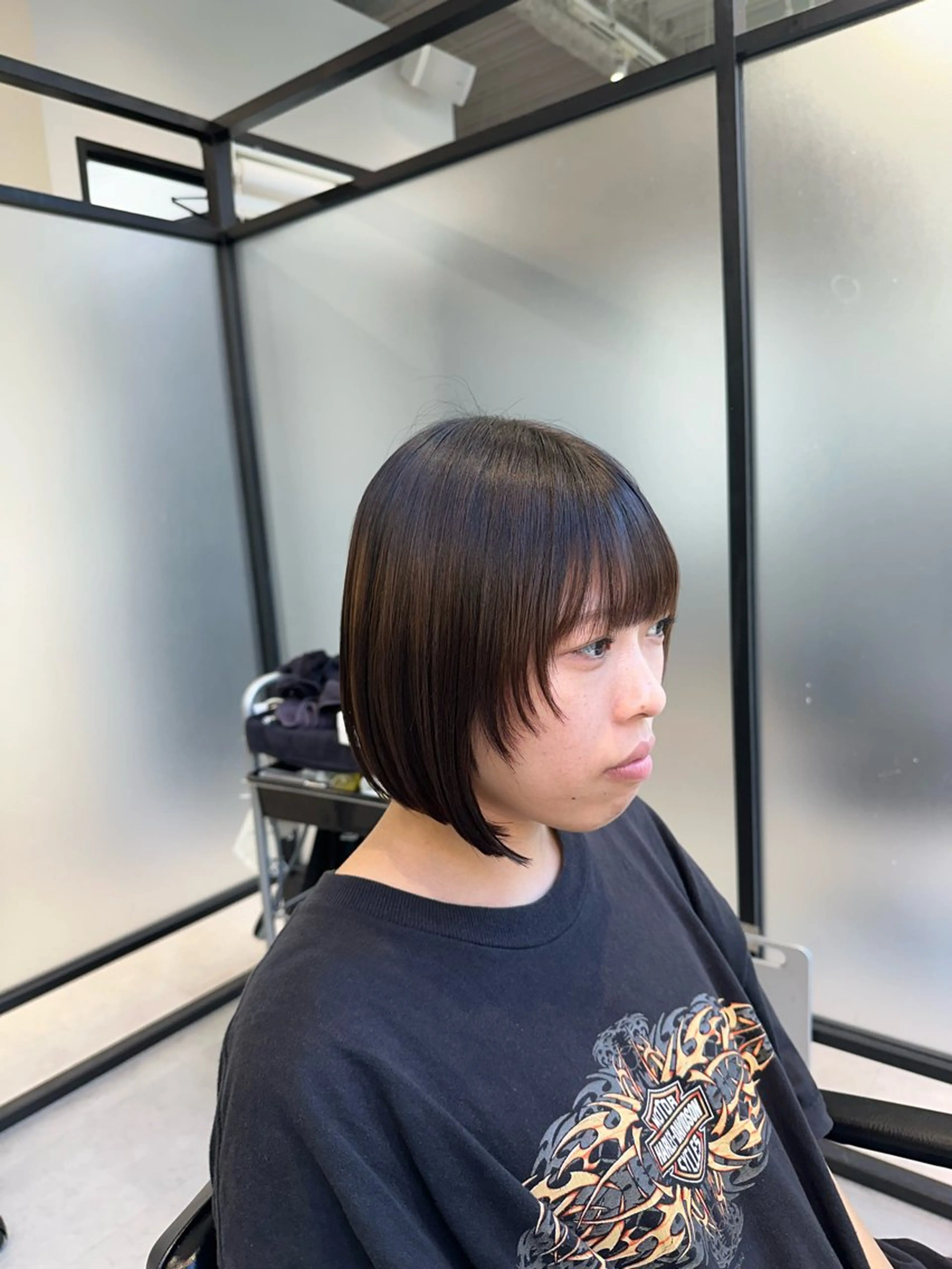 ショート SALOWIN心斎橋Suite店所属・洗っても取れない 髪質改善|OJIROのヘアスタイル