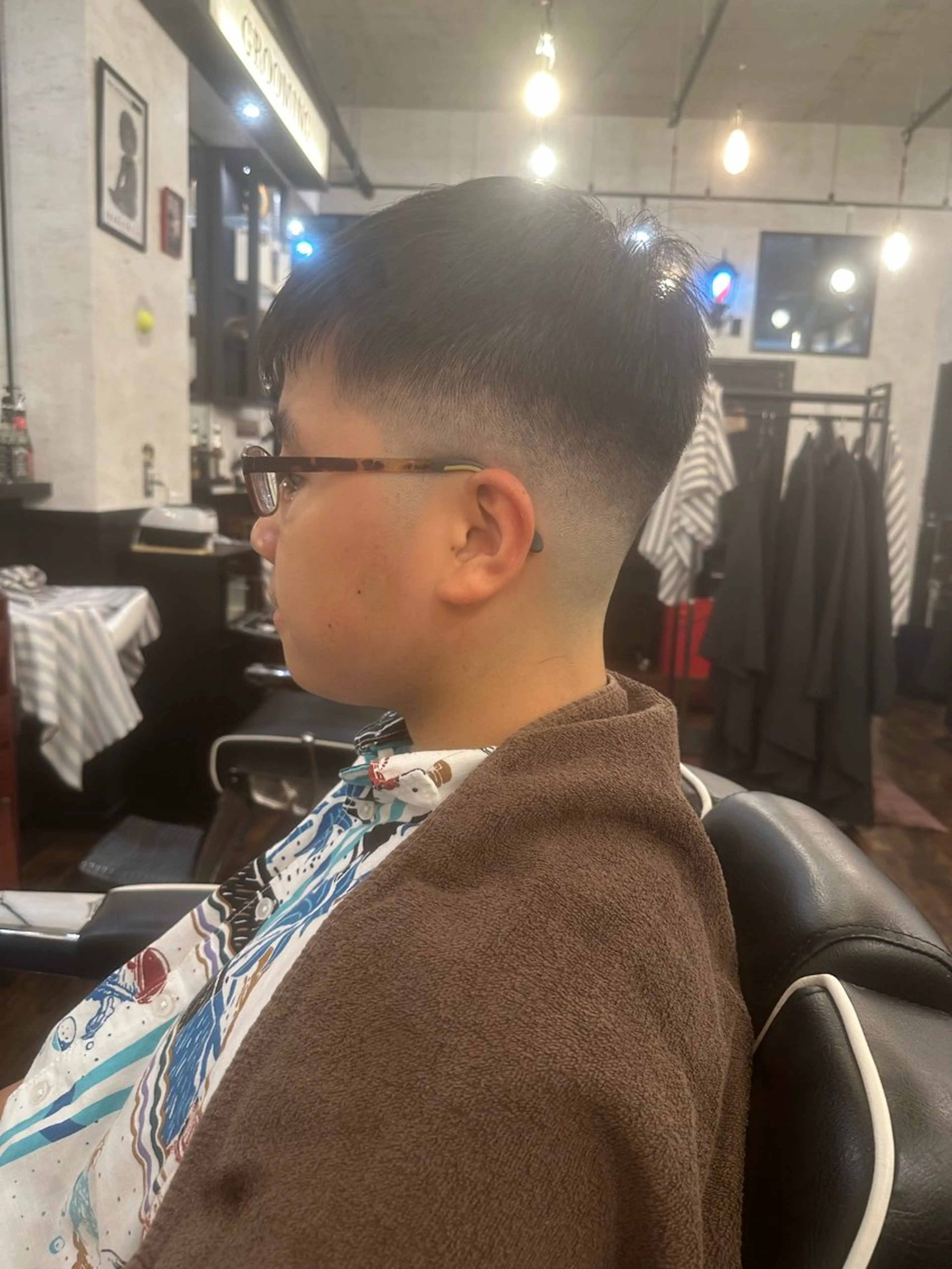 ショート メンズ フェードカット スキンフェード Bro tokyo神田所属・メンズカット募集中 れんのヘアスタイル