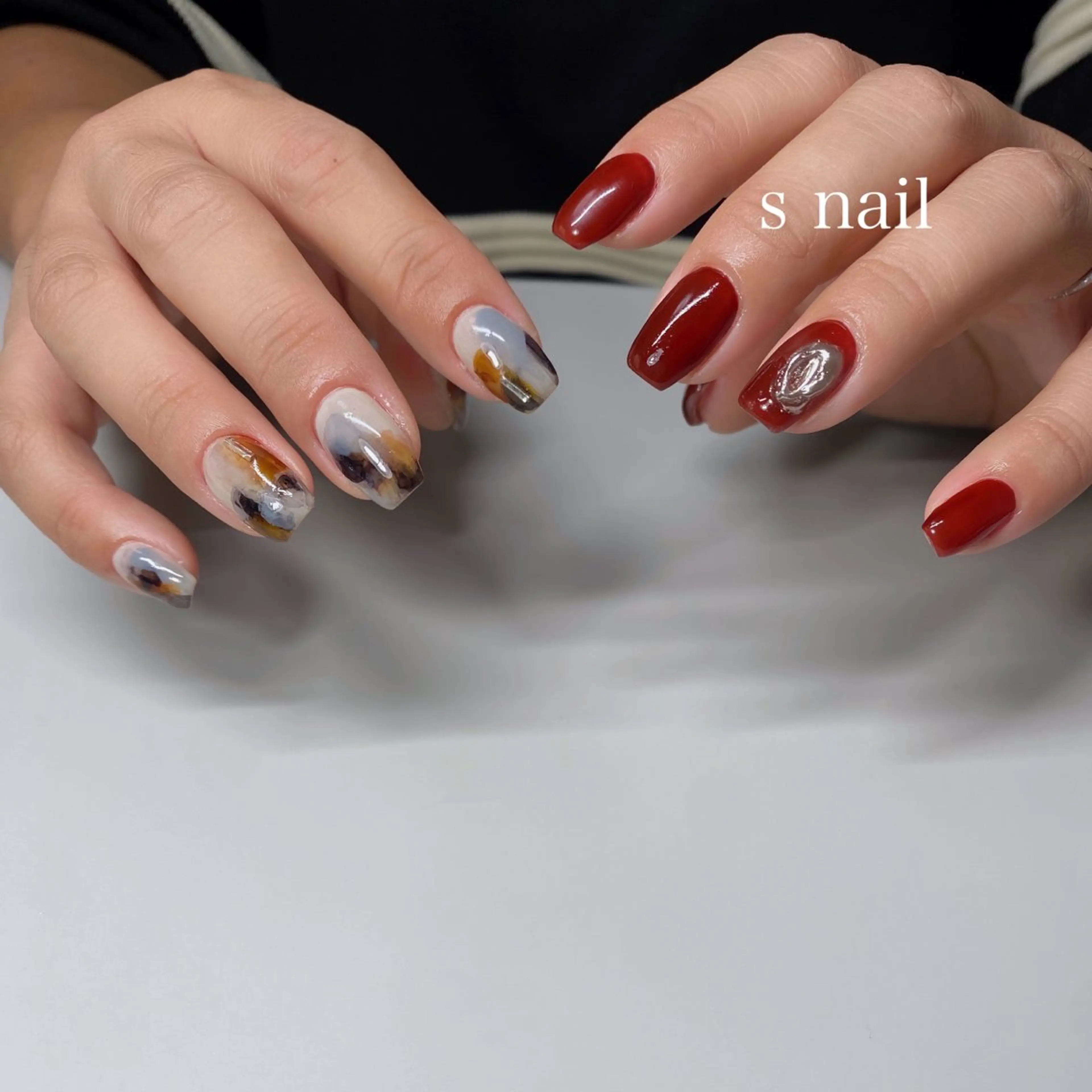 ネイル アートネイル ハンドネイル s nail さとよしみゆきのネイルデザイン