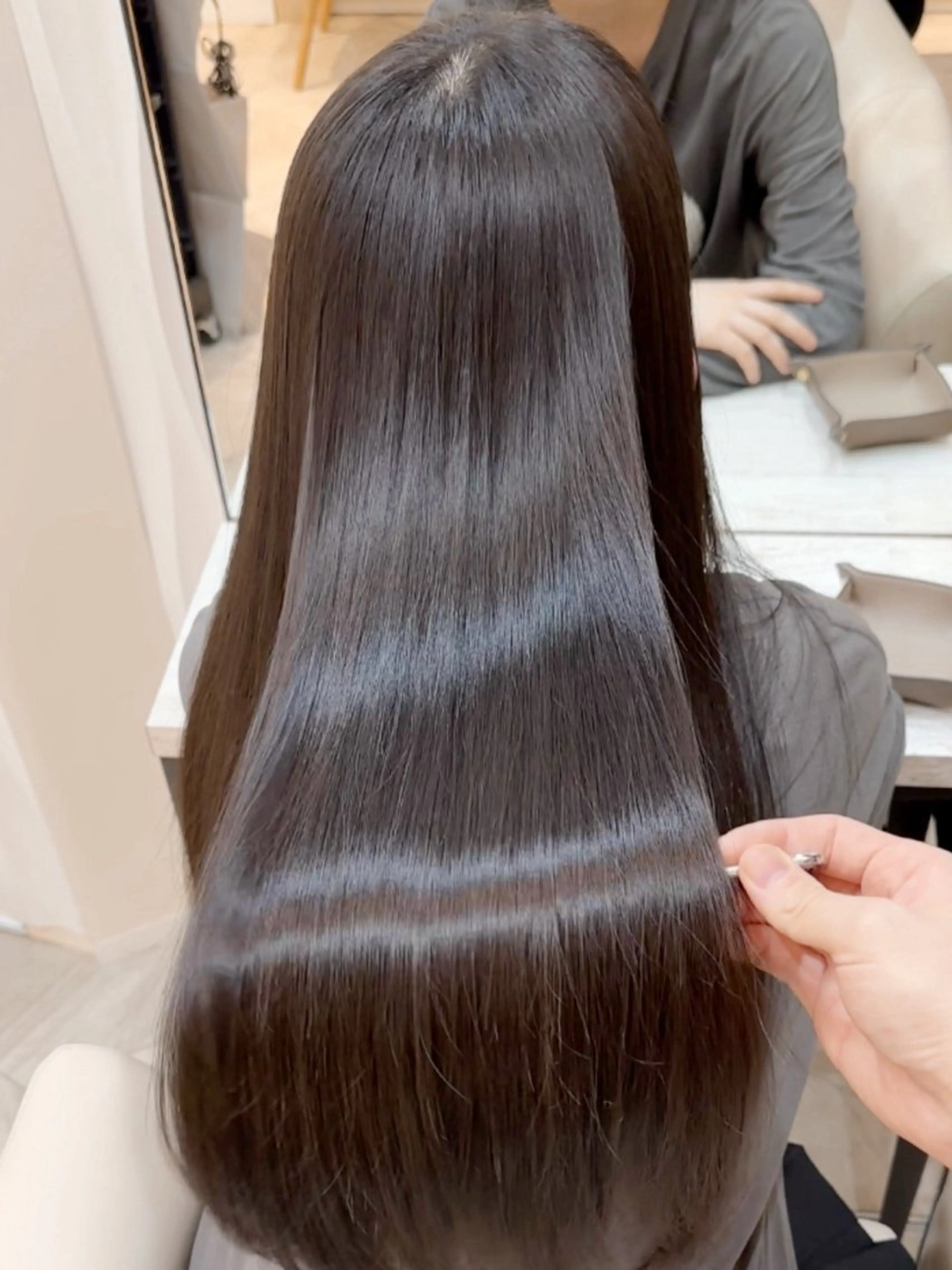 ロング パーマ 縮毛矯正 トリートメント 🌈髪質改善特化🌈 縮毛矯正/原口純平のヘアスタイル