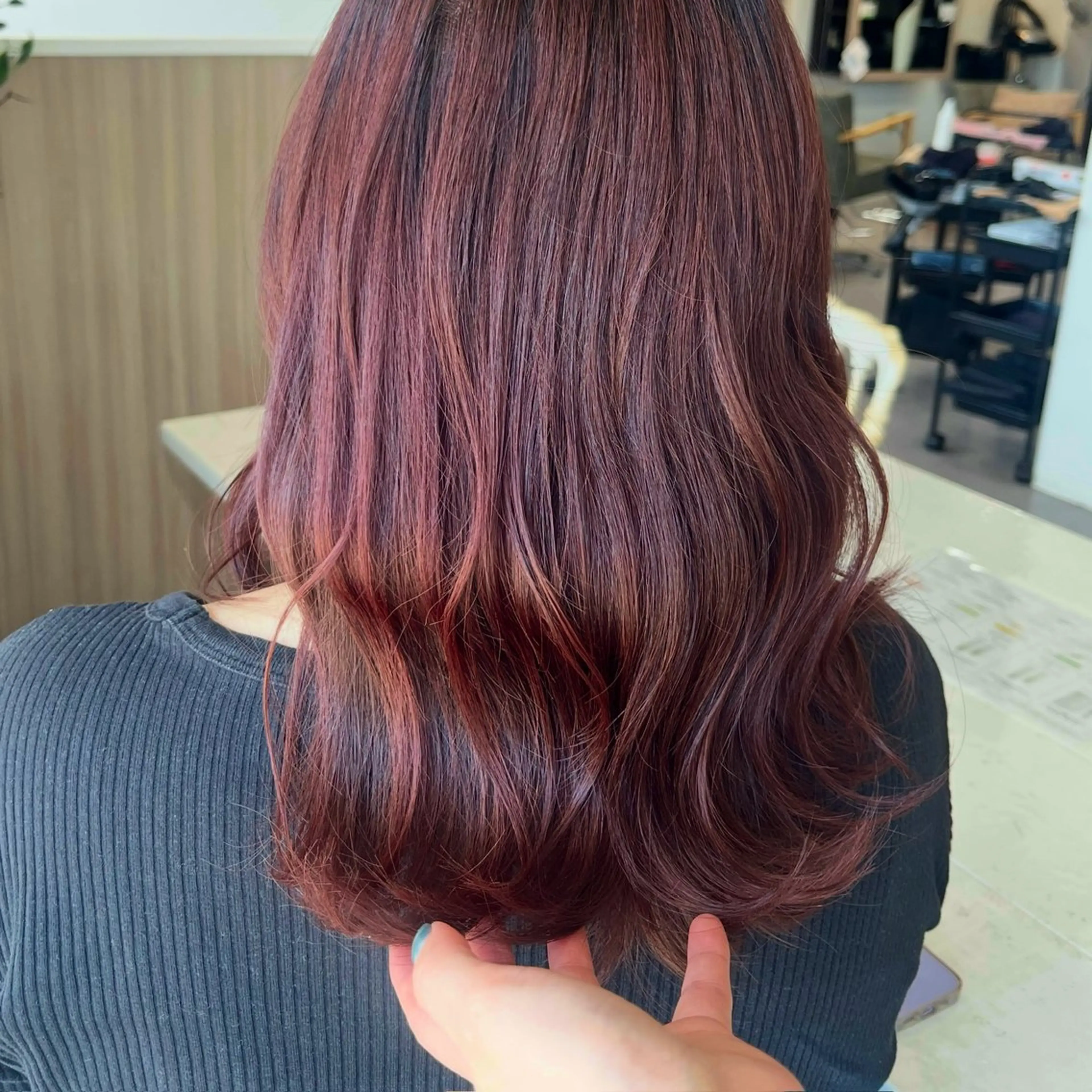 カット➕カラー🍀✨️(肩下ミディアム、ロングスタイル限定クーポン🍓)の写真