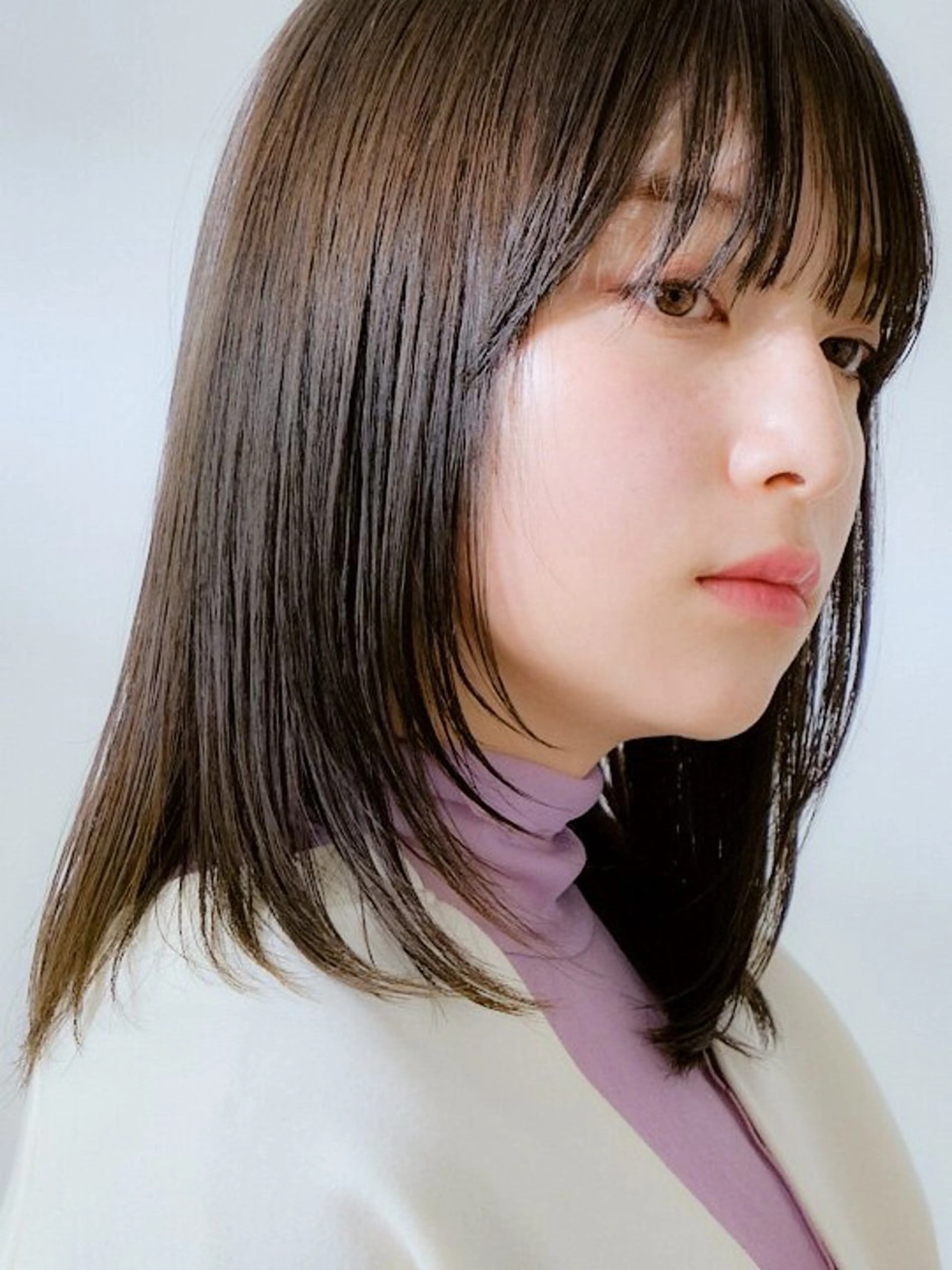 ミディアム Inity shojiのヘアスタイル