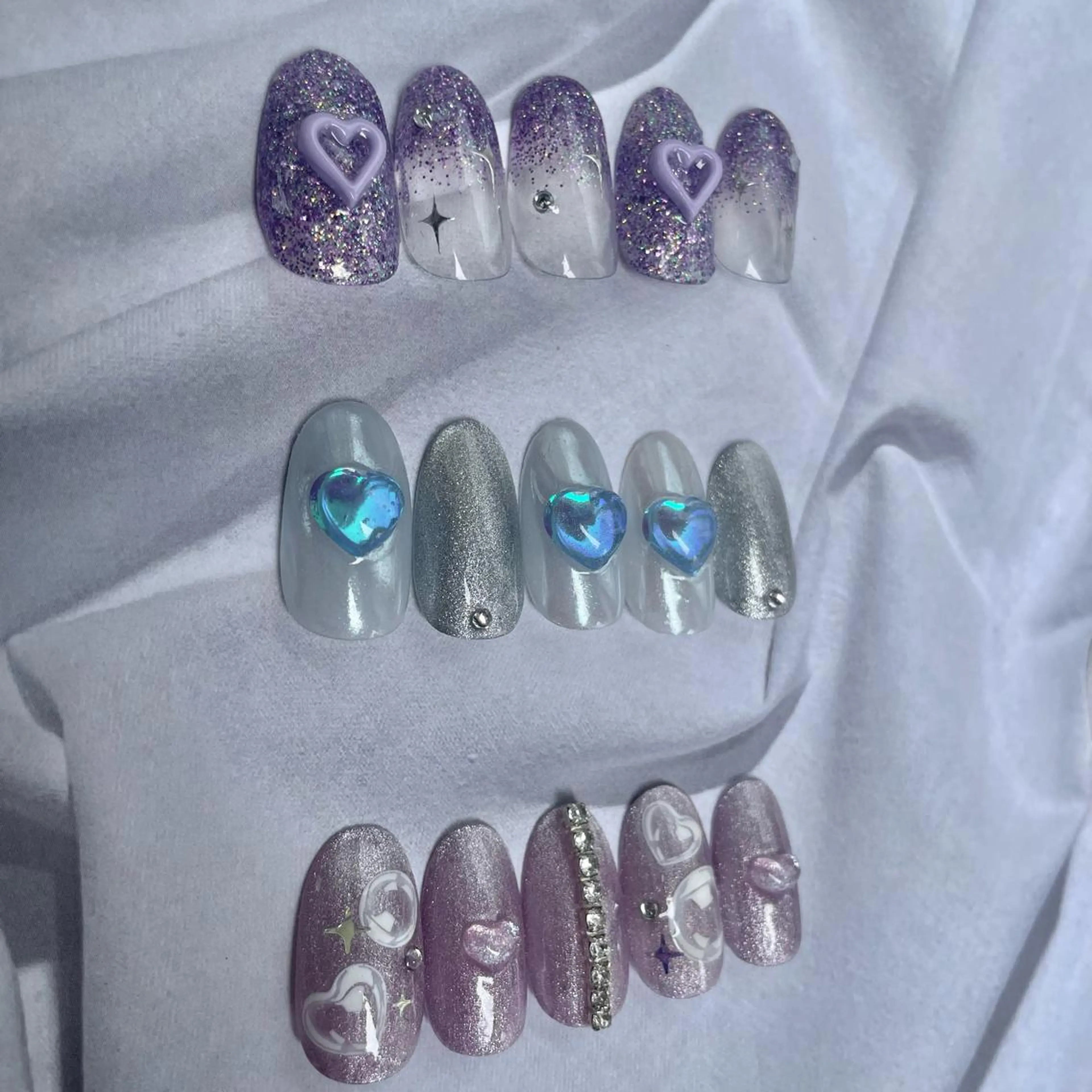 ネイル キラキラネイル ハンドネイル sharesalon    room59所属・nozomi 🌙のネイルデザイン